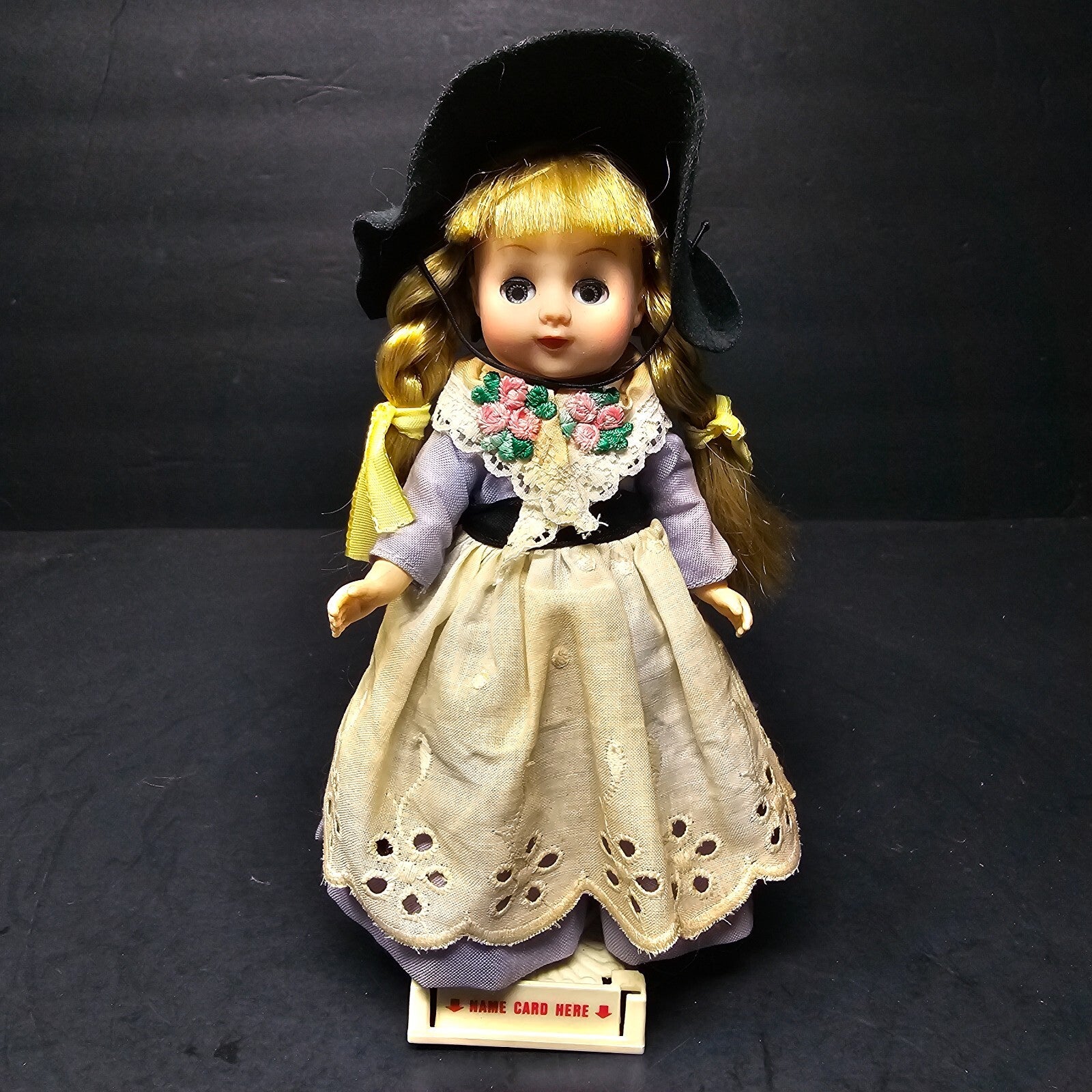 Vintage Symbol of Quality #7013 7" Doll With Stand