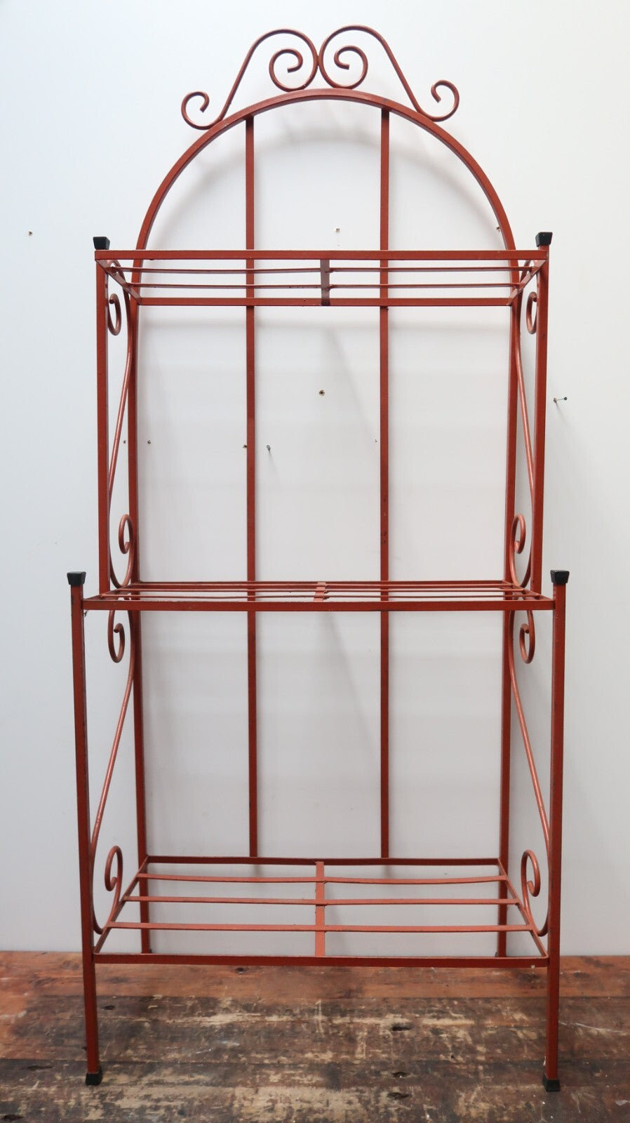 3 Tier Metal Shelf Rack Plant Pot Stand H 59" x W 24" x D 12"