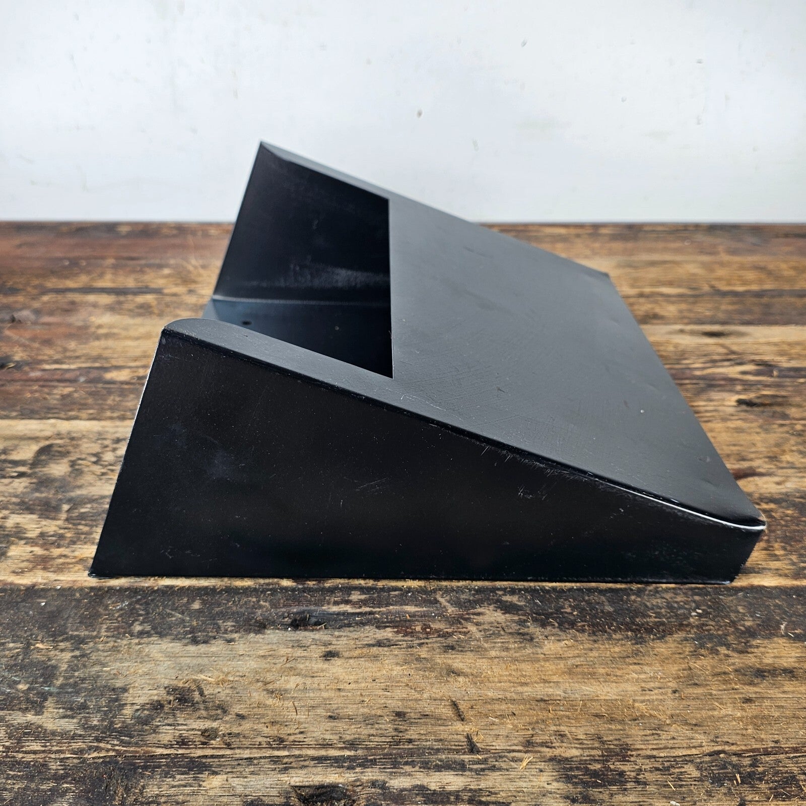 Vintage Wall-Mounted Steel File Holder