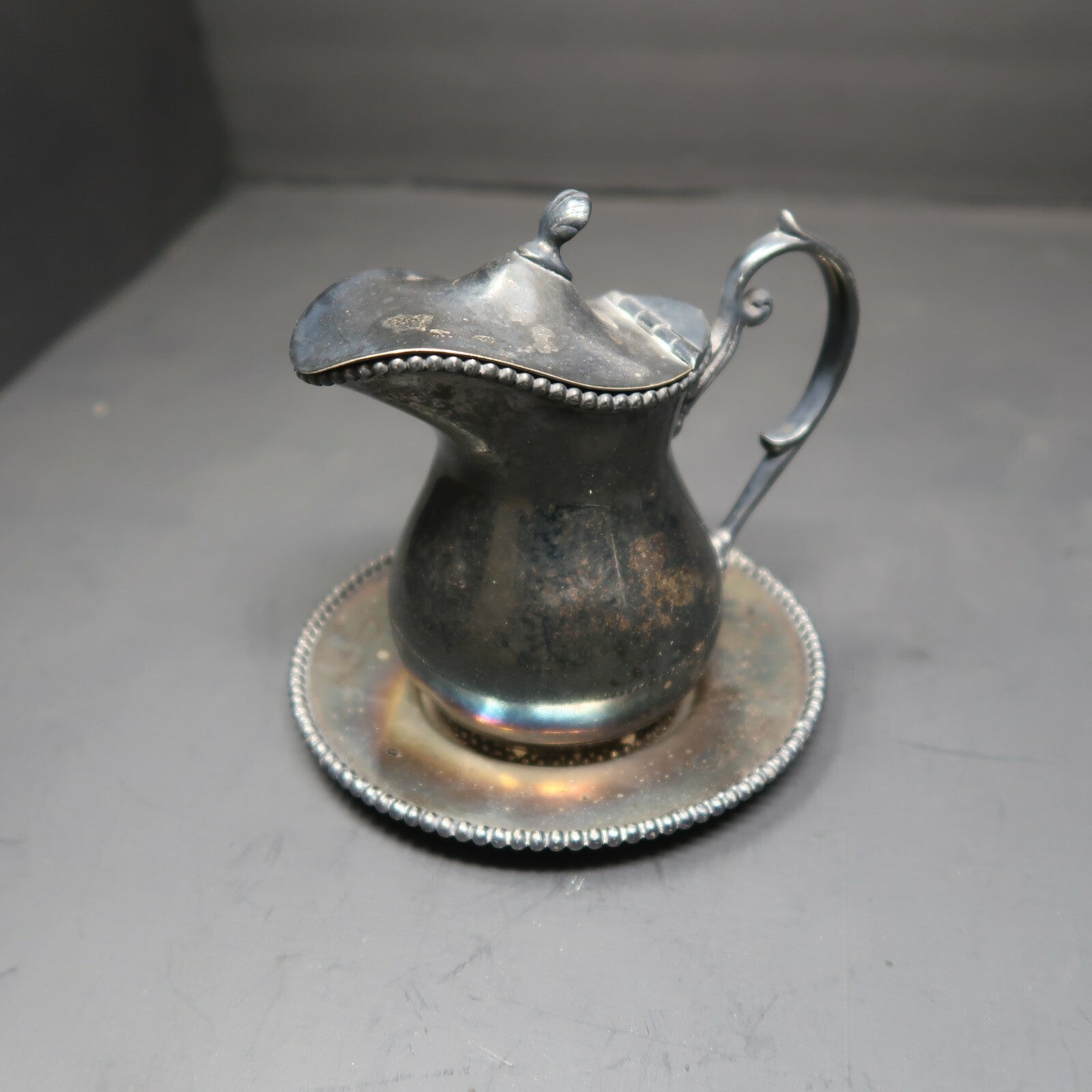 Vintage Barbour Silver Co. 4350 Creamer L4" x W2.25" x H4.25"