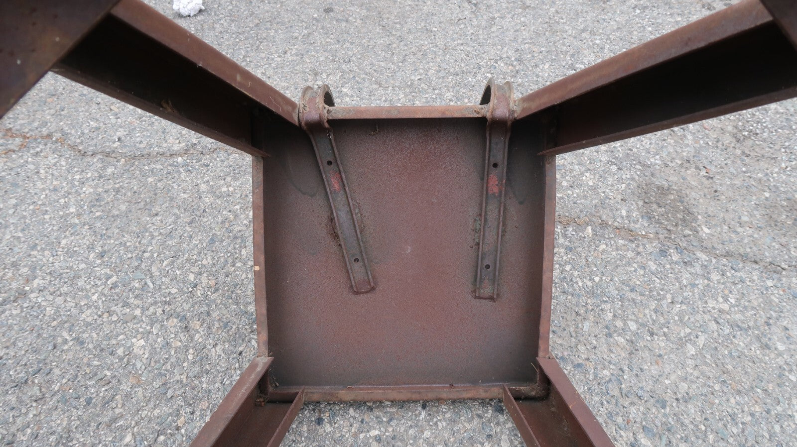 Antique Metal Industrial Stool High Chair Heavy Steel Chair 29 lb.