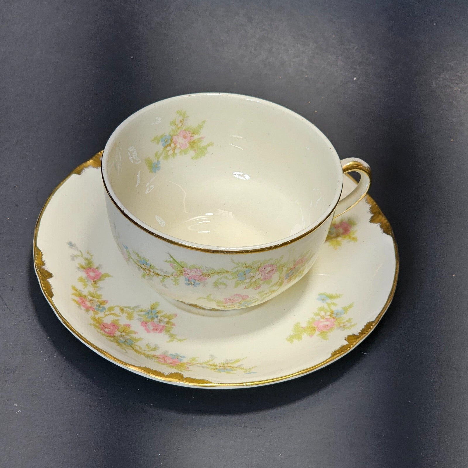 Taylor Smith Taylor Teacup & Saucer Floral Design