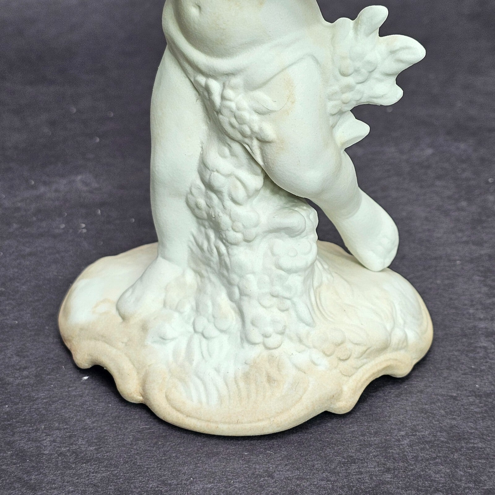 Vintage Dresden Original Germany Bisque Cherub Figurines Four Seasons (Stains)