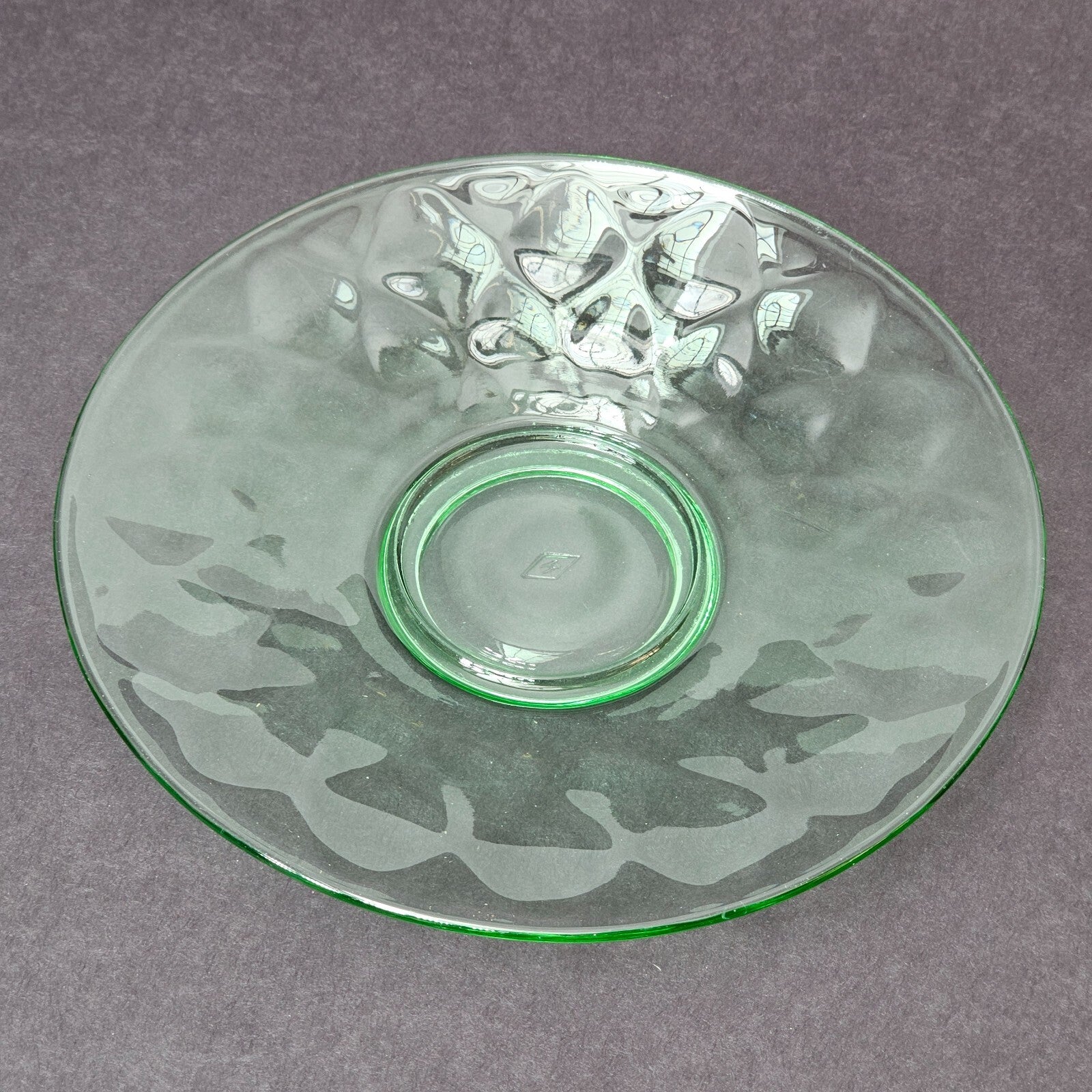 Heisey Yeoman Green Cup & Saucer Set (B)