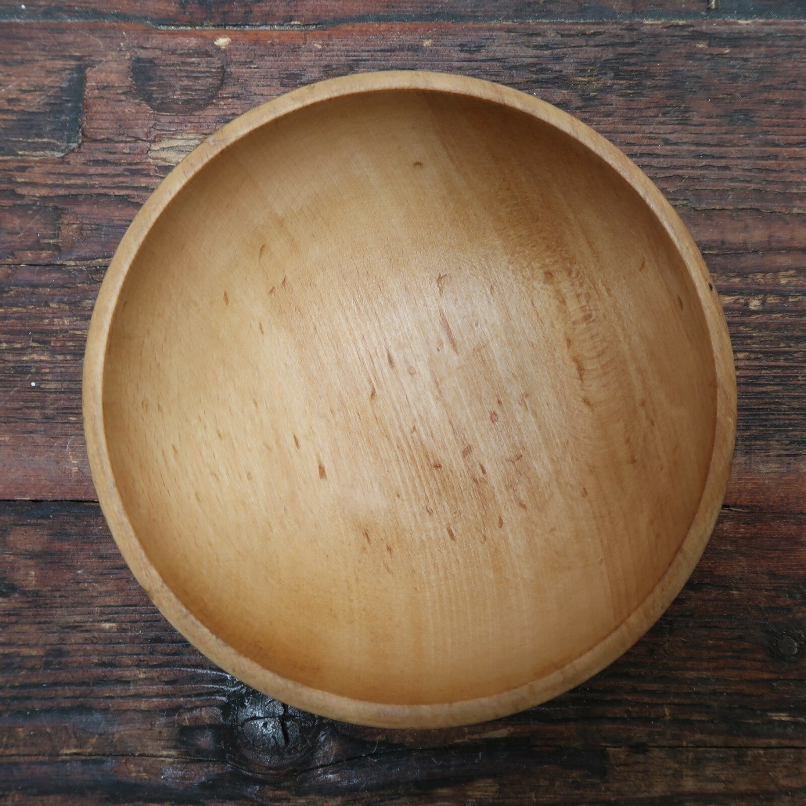 Vintage Wooden Bowls Made By Matsumoto Aizuwakamatsu City in Japan
