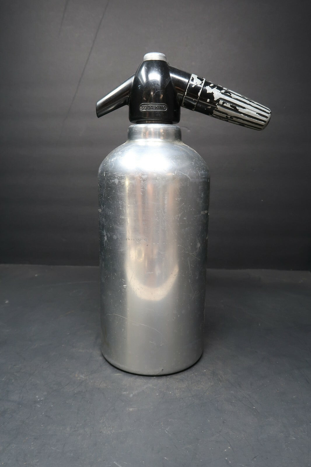 Vintage 12" H Bar Soda King Syphon Sparkling Seltzer Water