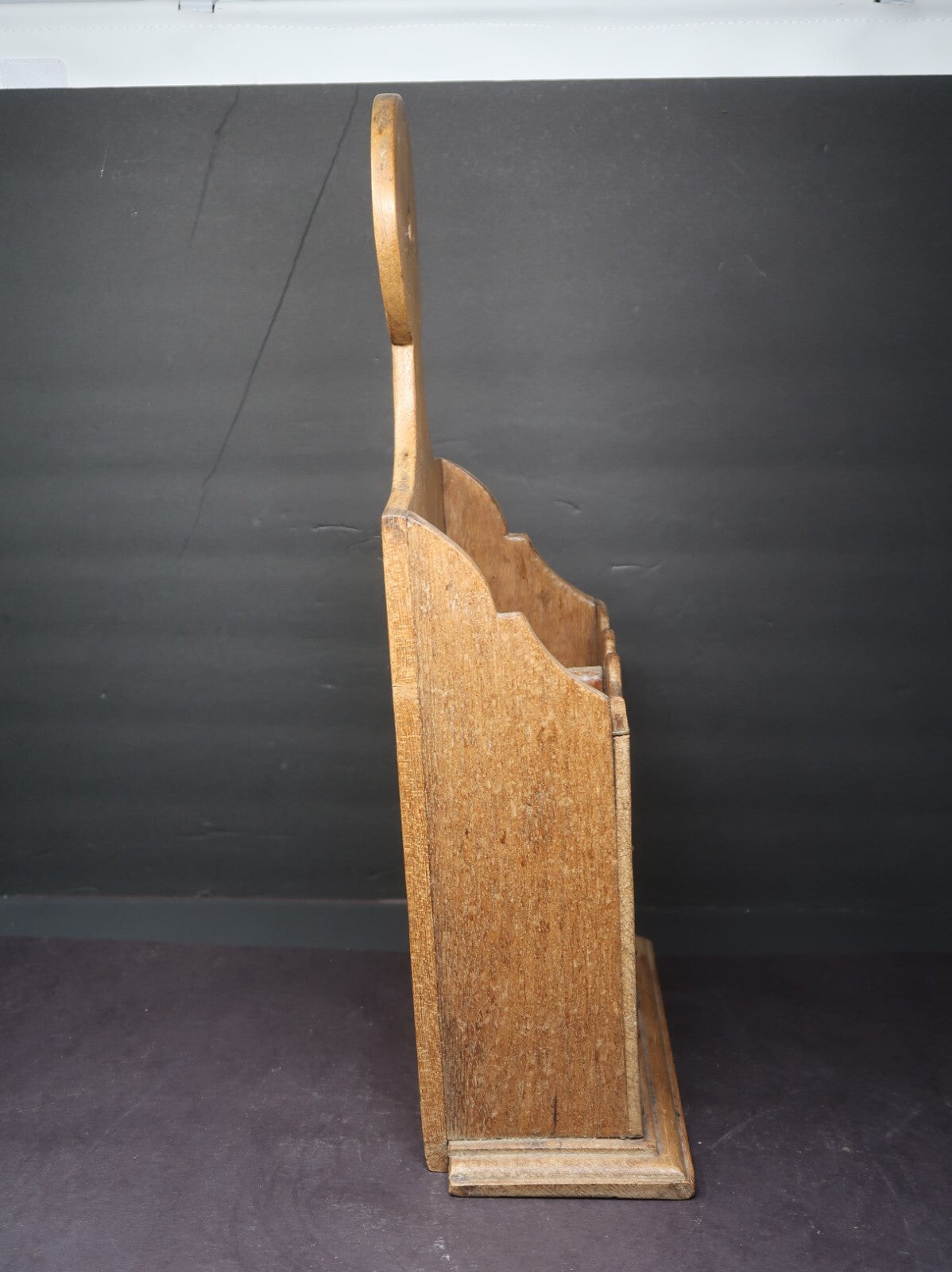 Antique Handmade Wood Mail Box Wall Letter Sorter 10.5" W x 4.75" D x 18.75" H