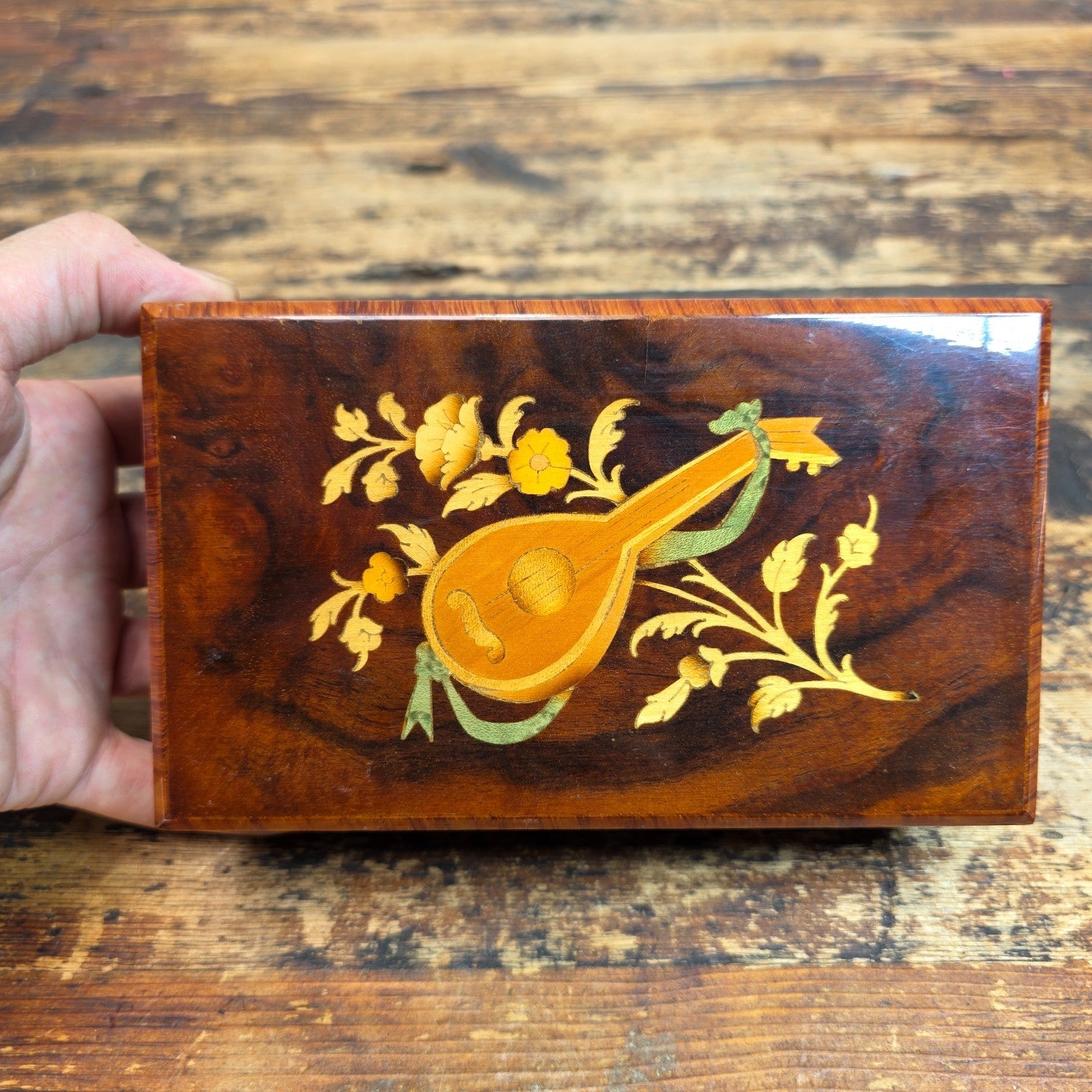 Vintage Reuge Inlaid Music Box – Chopin “Tristesse” / Slide Switch Mechanism
