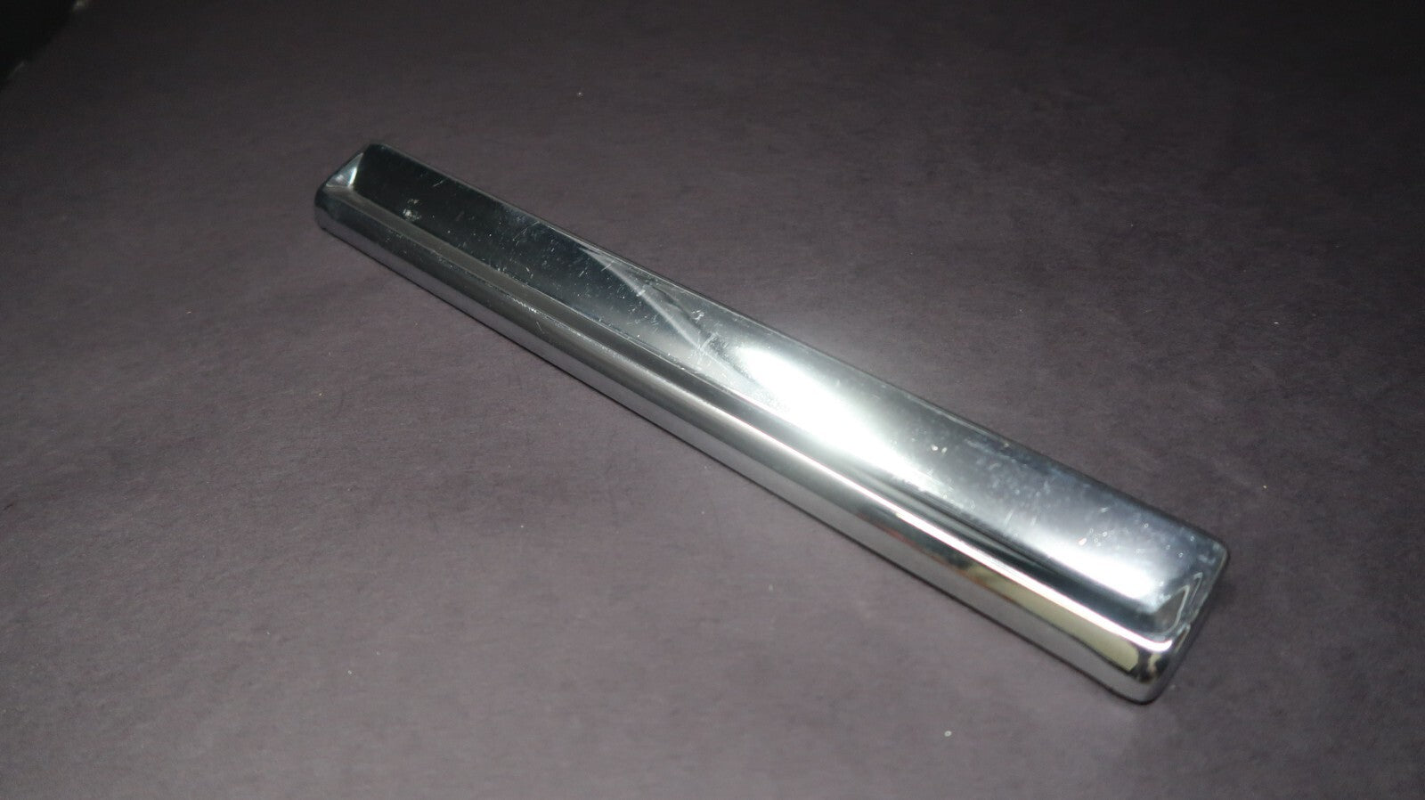 Vintage Cabinet Handle Pull Kitchen Drawer Pull Metal Chrome 12"