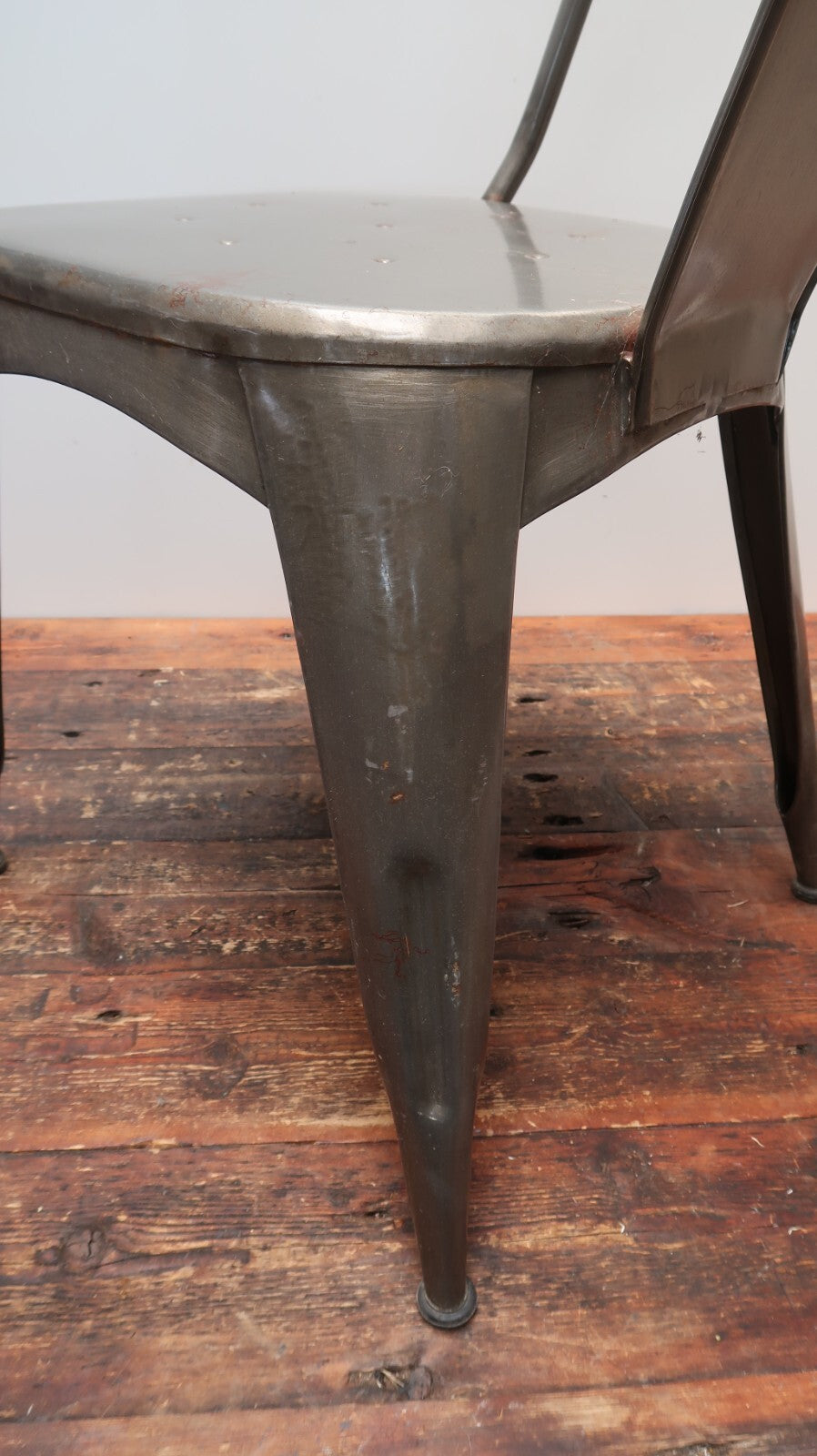 World Market Metal Jackson Tub Chair Polished Metal Patio Chair (B)