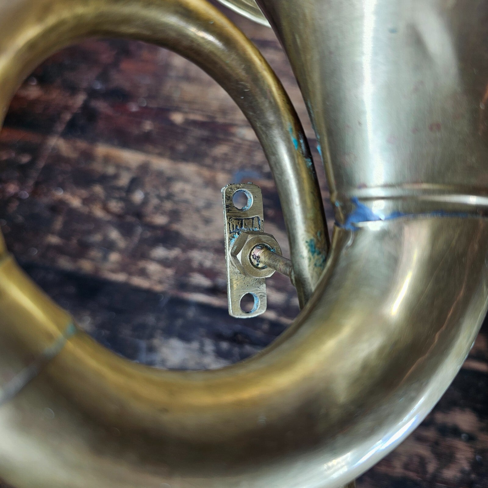 Antique Brass Car Horn Wall Decor
