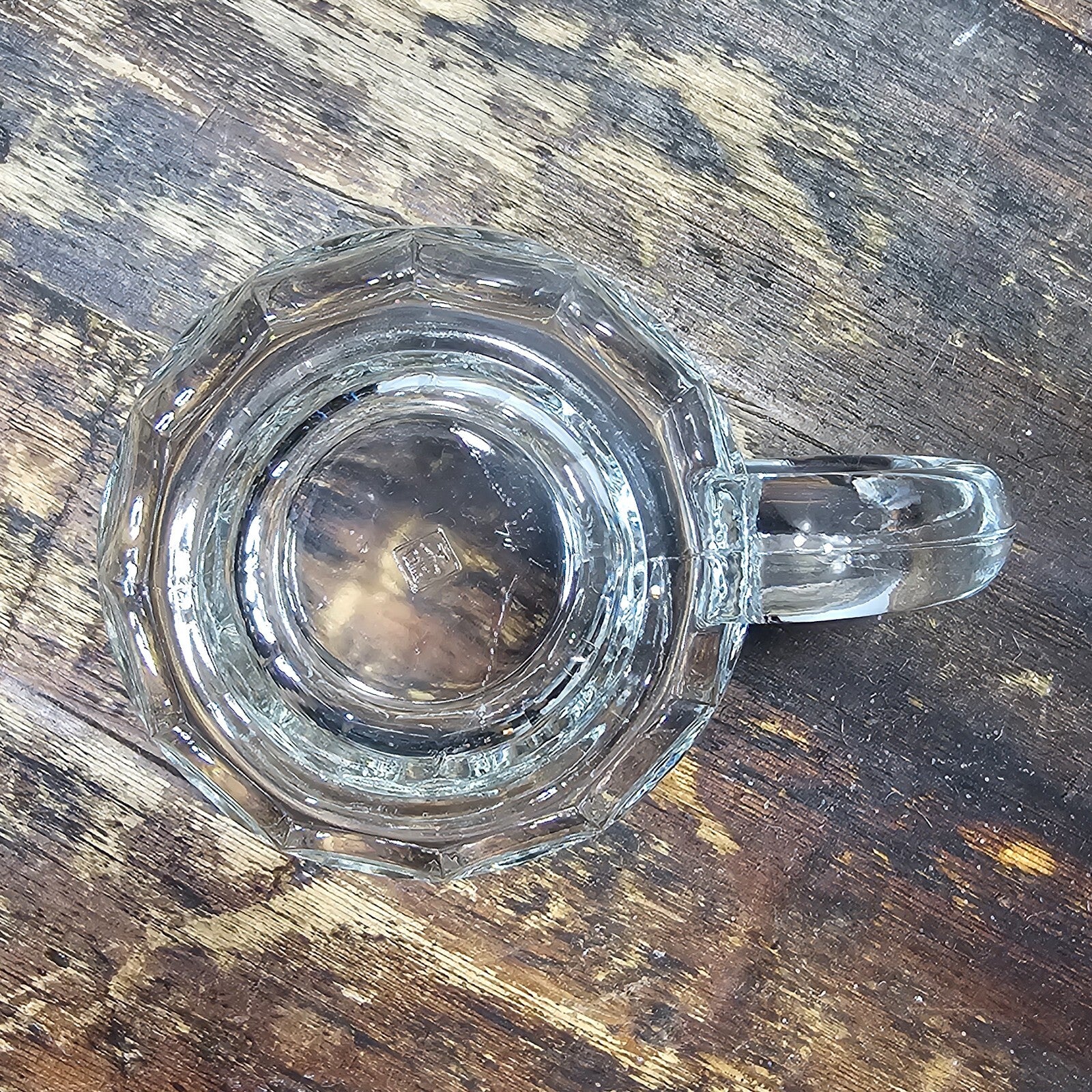 Vintage Libbey CRISA Dimple Stein Beer Mug 5.5"L x 4"W x 4"H