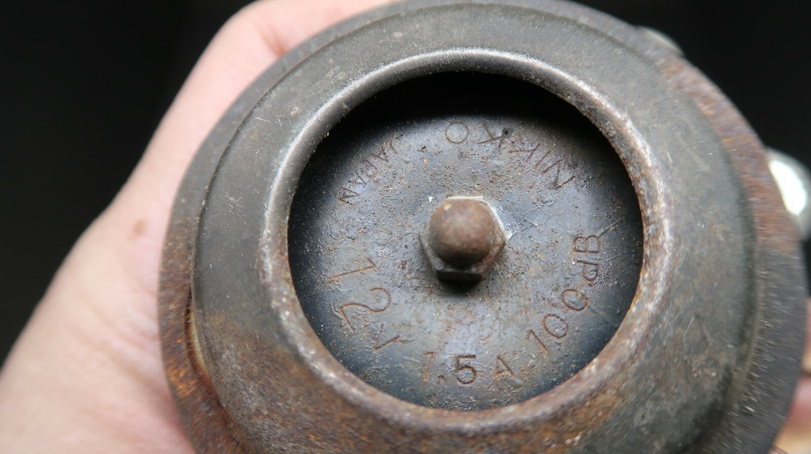 VINTAGE NIKKO MOTORCYCLE HORN 12 VOLT 100db 1.5A Made In Japan