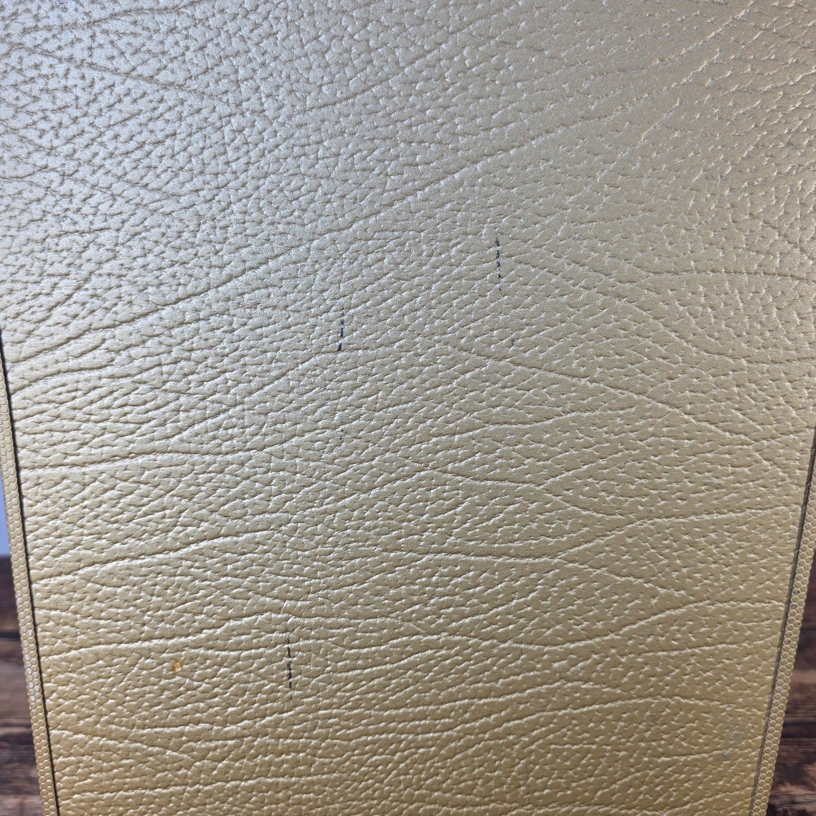 Vintage Pearl-Wick Clothes Hamper Gold Vinyl Woven Pattern 1960s Mid Century