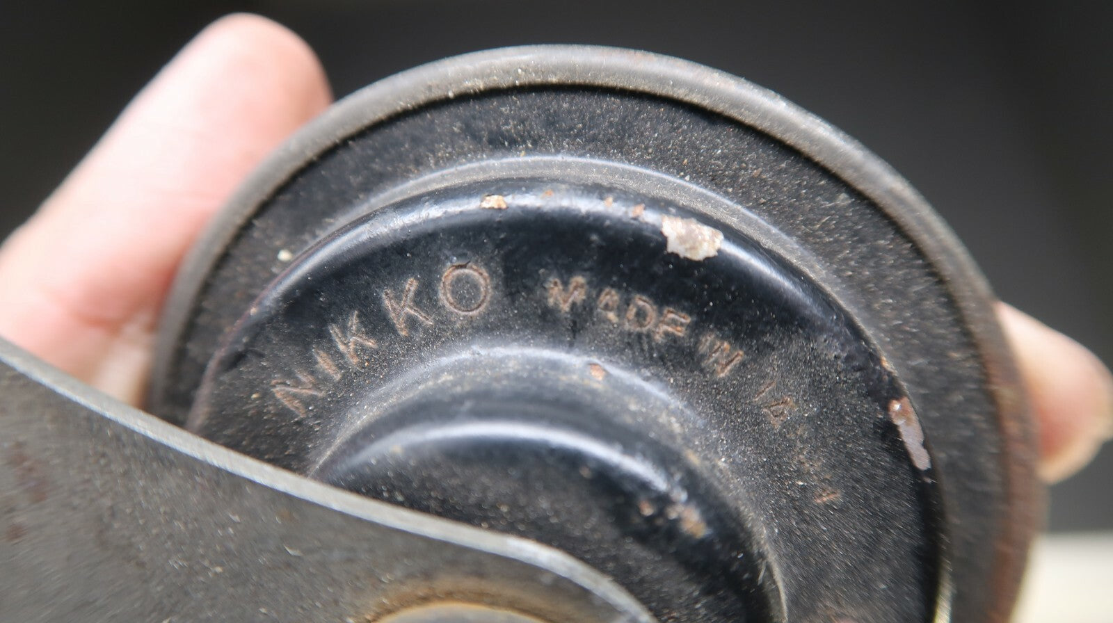 VINTAGE NIKKO MOTORCYCLE HORN 12 VOLT 100db 1.5A Made In Japan