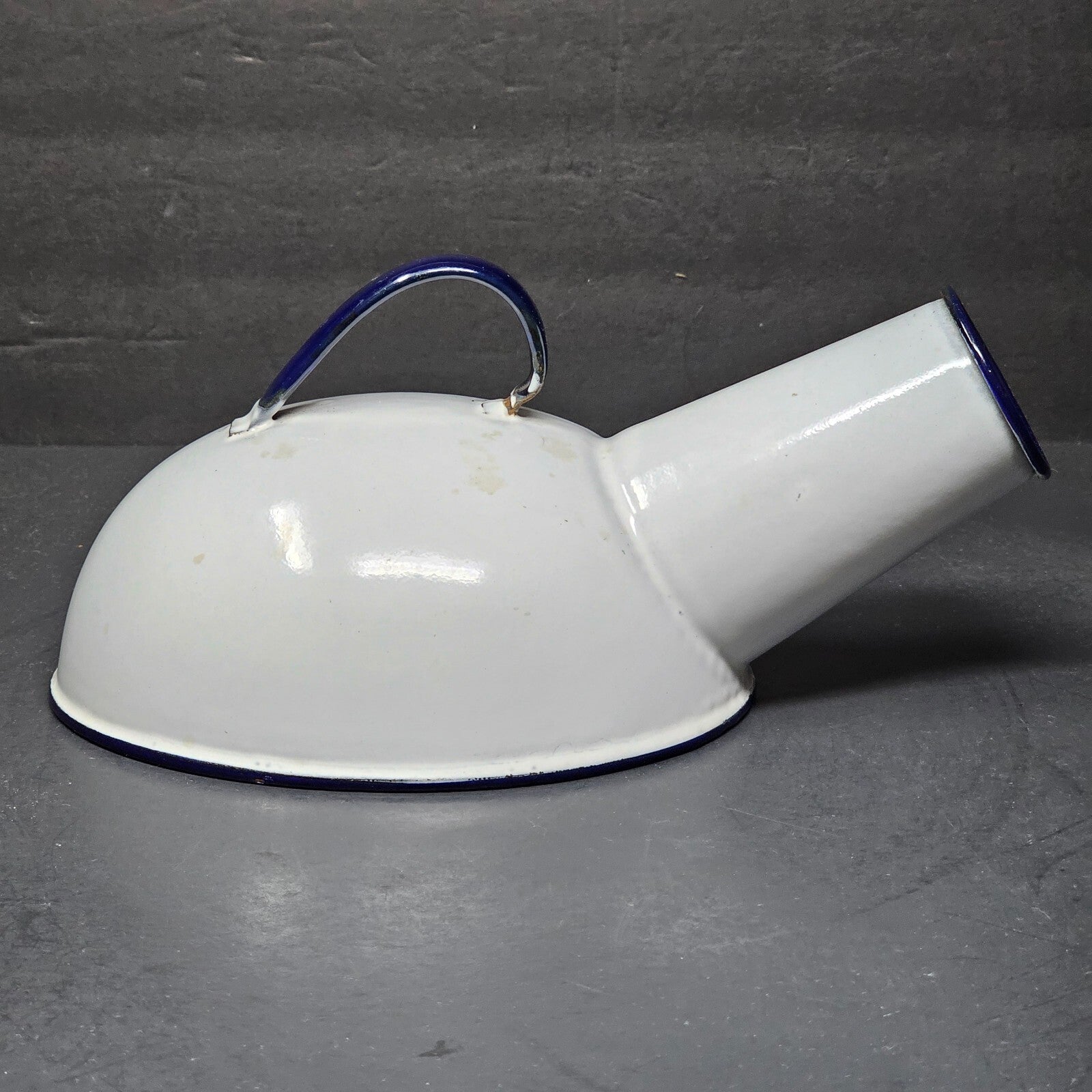 Vintage Cesco Columbian Hospital Enamel Urinal