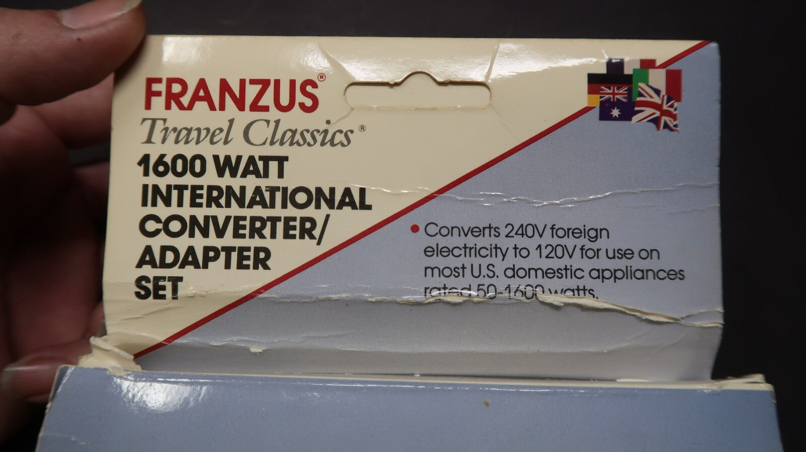 Franzus Travel-Lite Worldwide Converter Adapters Model BK-1600