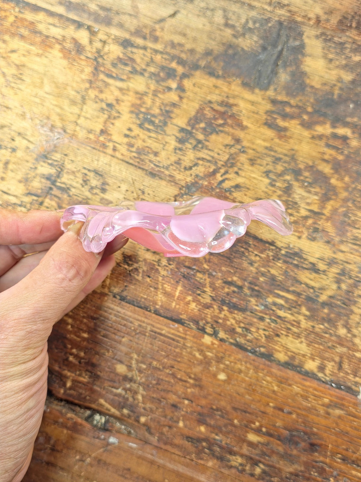 Vintage Pink Plastic Lamp Shade Inserts – Lot of 18