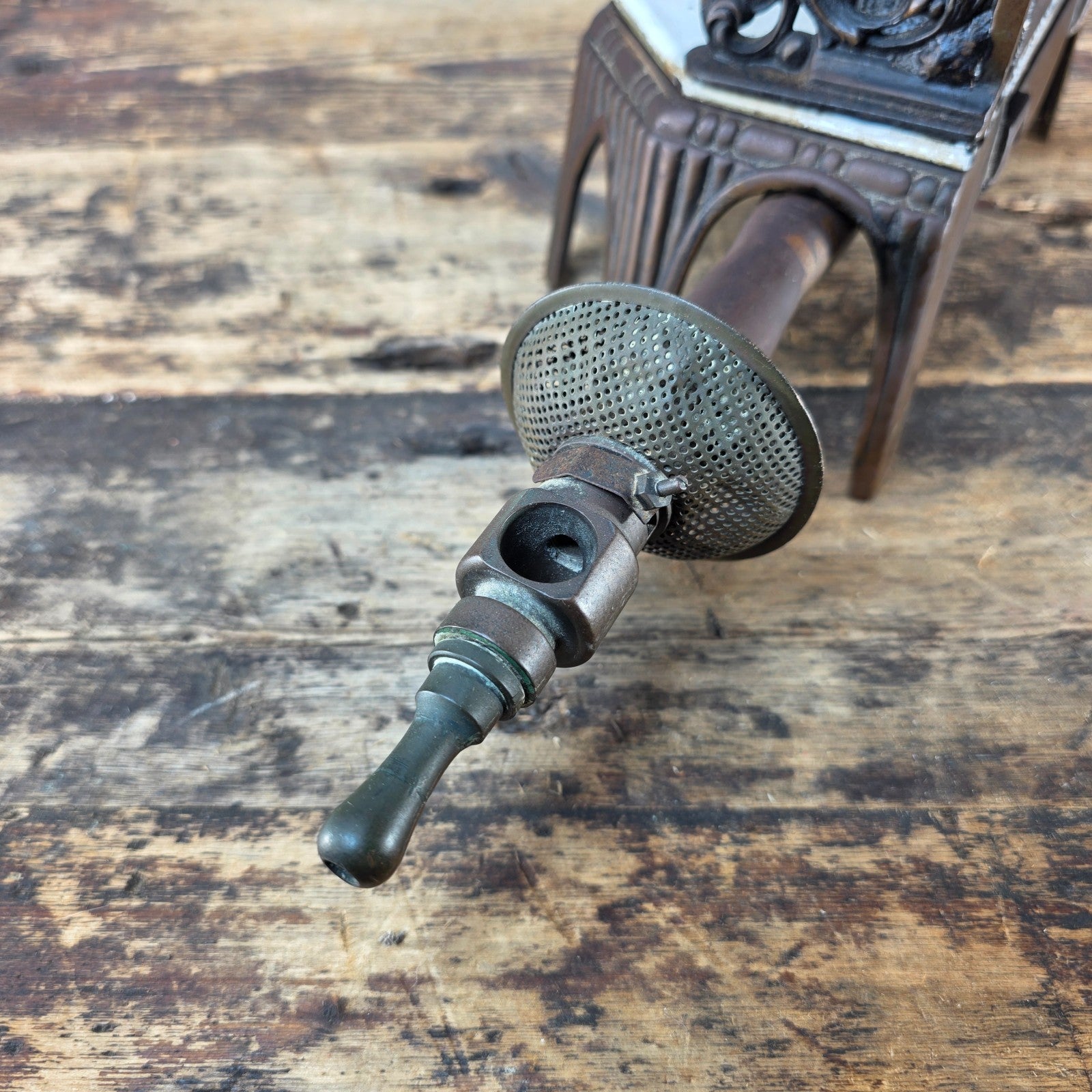 Antique Welsbach "Kern Radiator" Ornate Cast Iron Gas Heater (c.1895–1915)