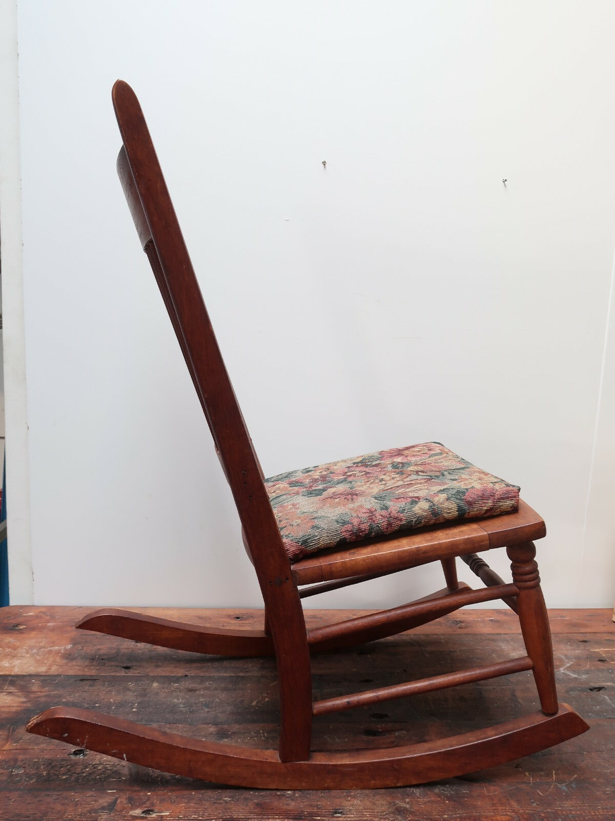 Antique Wooden Rocking Chair H35" x W17" x L31"