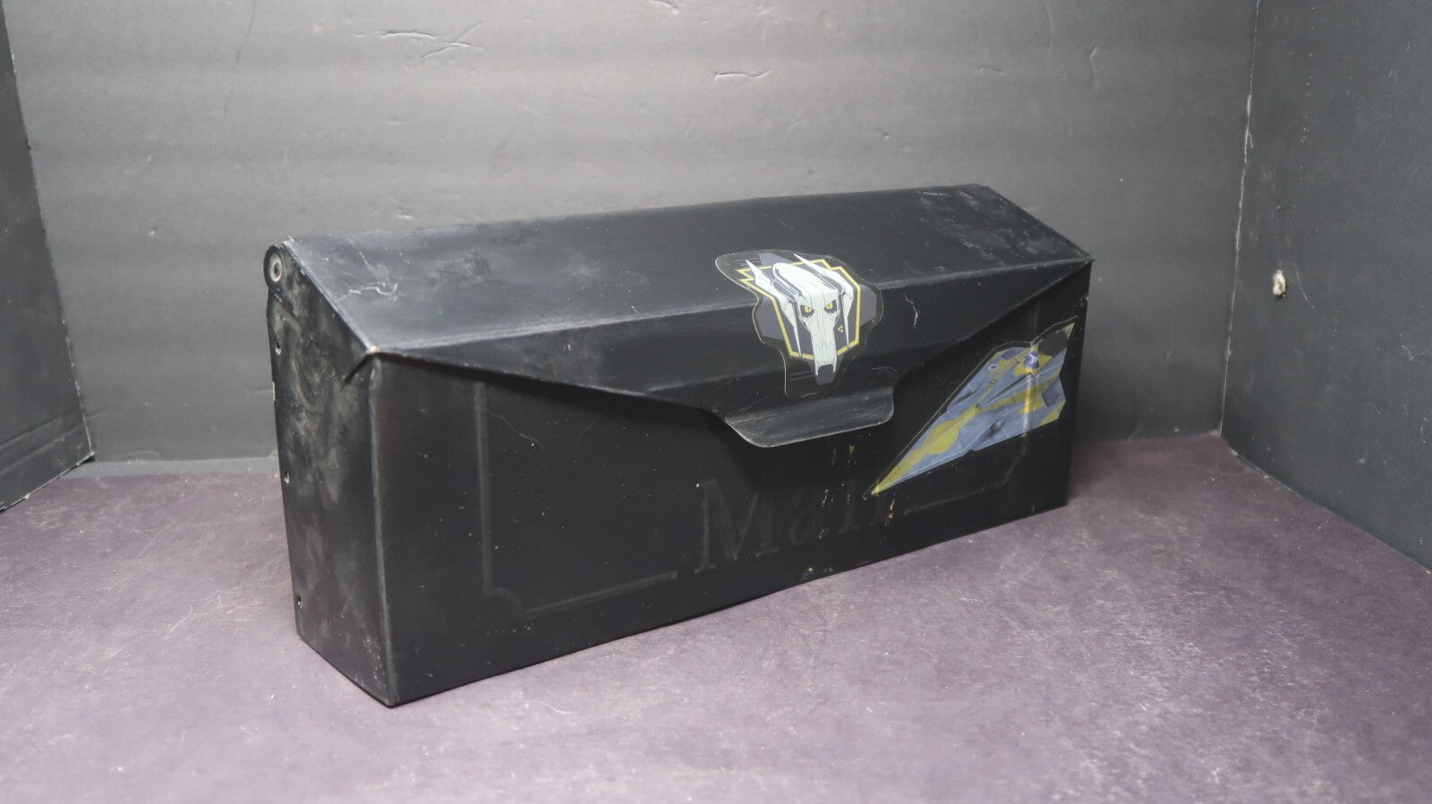 Vintage Wall Mounted Mailbox Flip Top 6.5" H x 15" W x 3.25" D