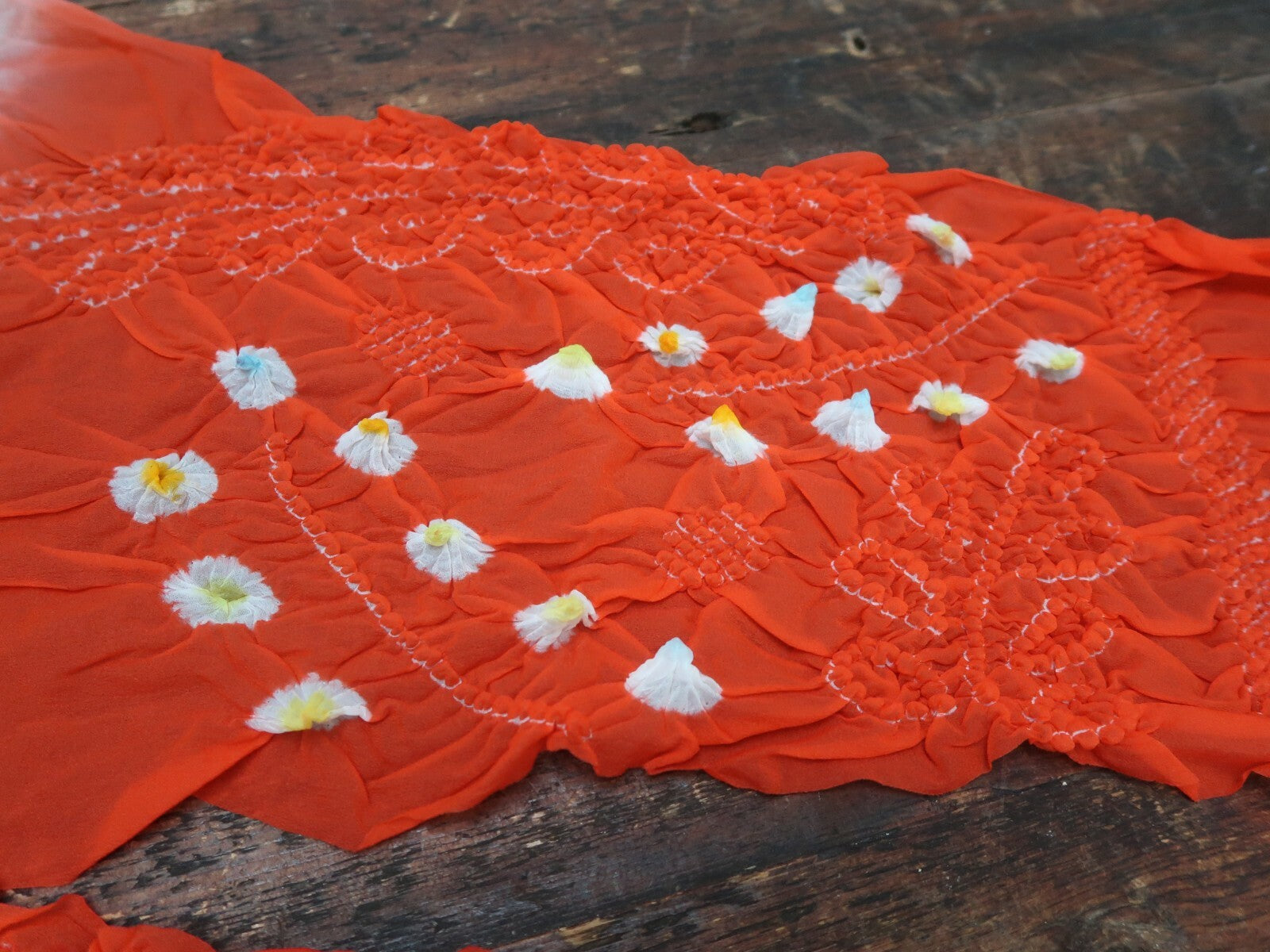 Vintage Japanese Summer Scarf 8ft x 1ft