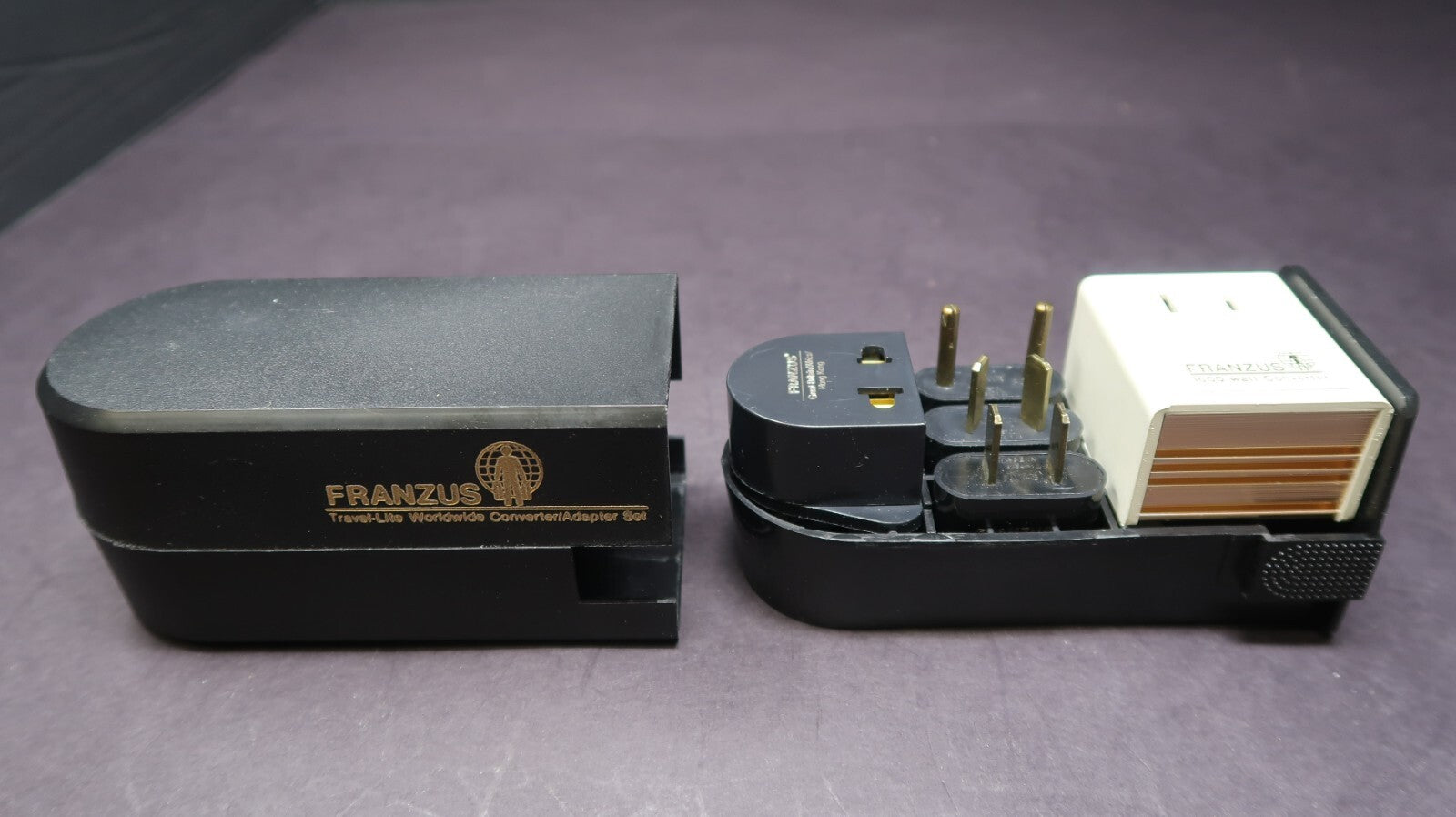 Franzus Travel-Lite Worldwide Converter Adapters Model BK-1600