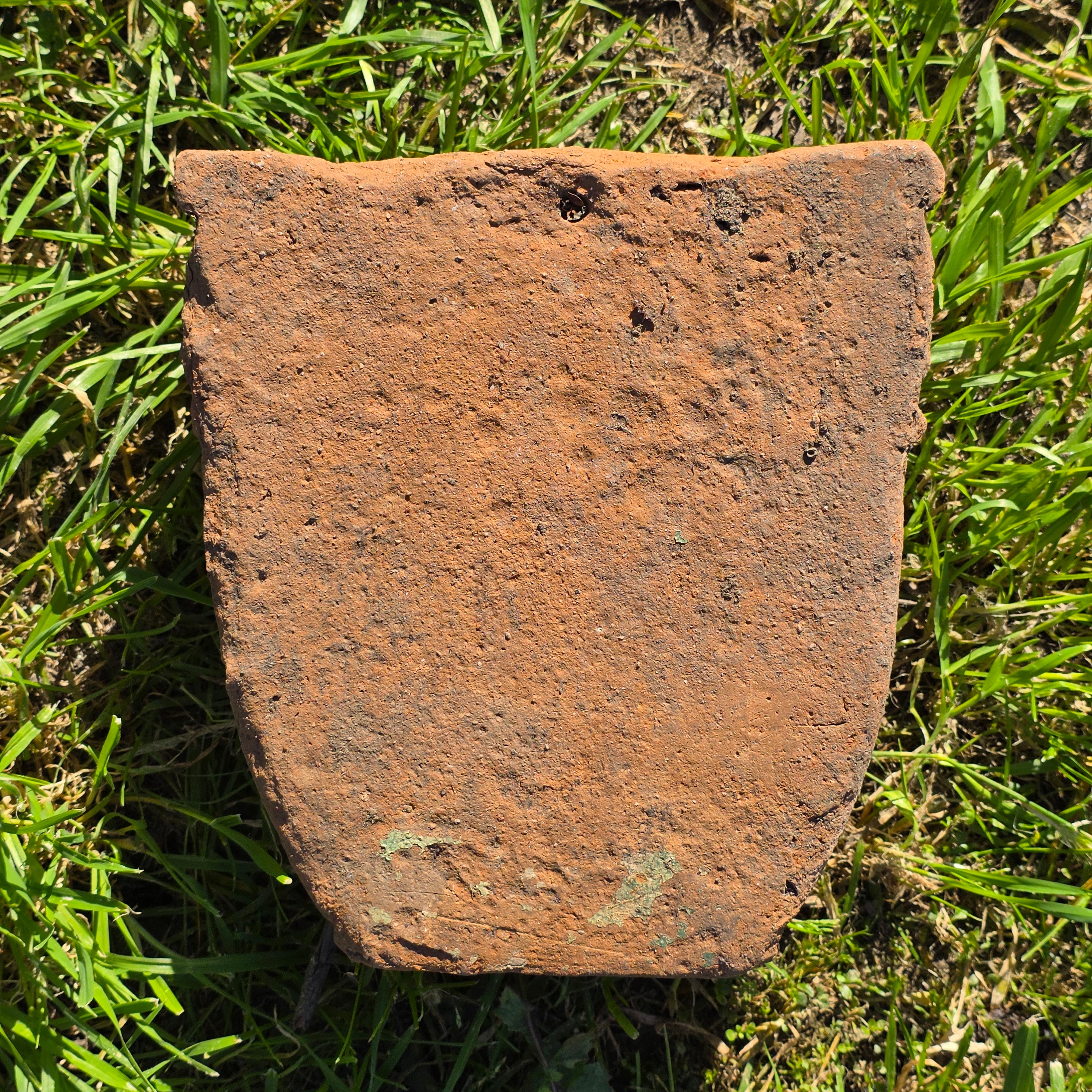 Vintage Half-Moon Wall Terracotta Planter - Relief Floral Motif