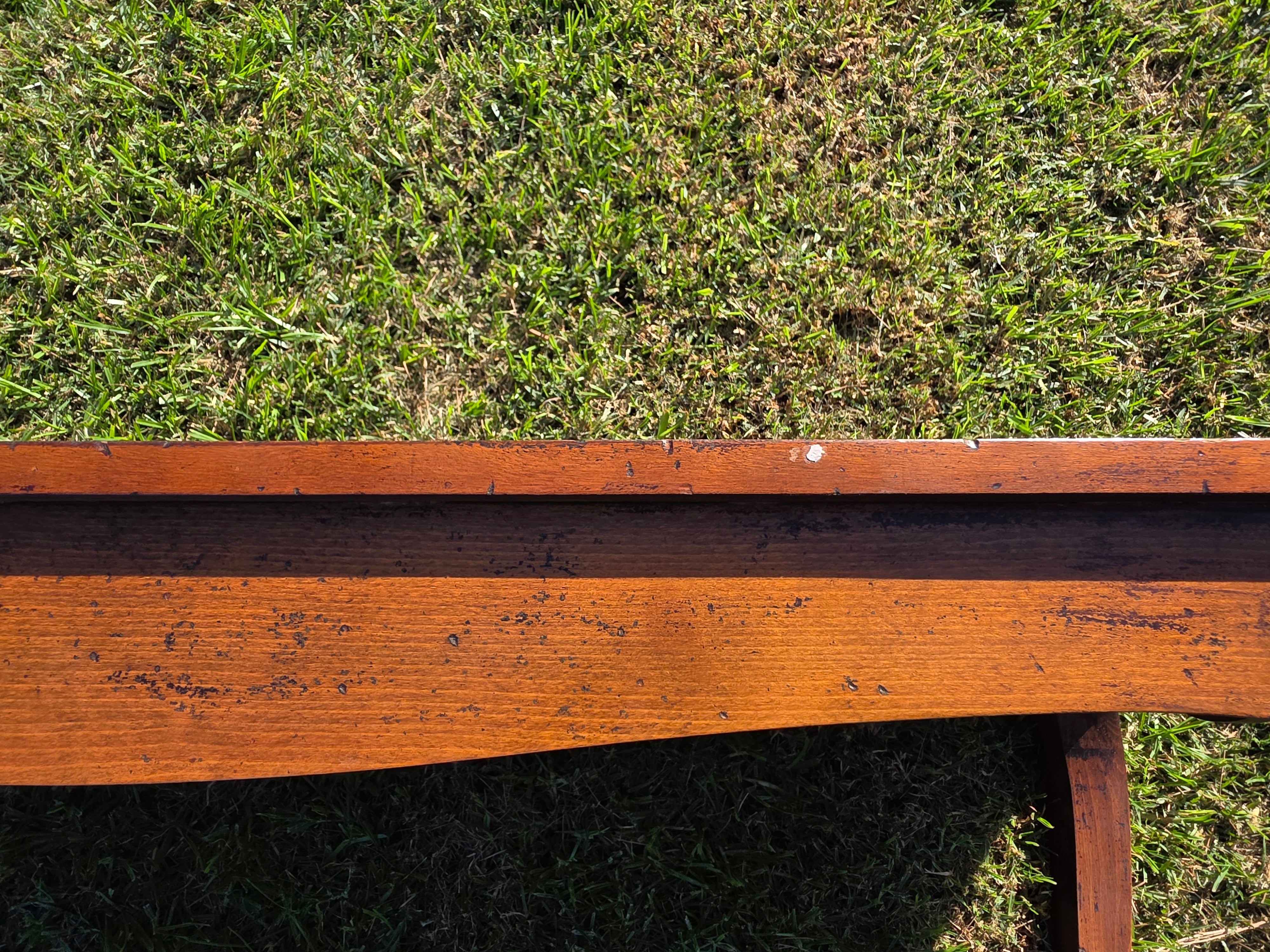 Vintage 52" Console Table - Elegant Cabriole Legs - Perfect for Flat Screen TV