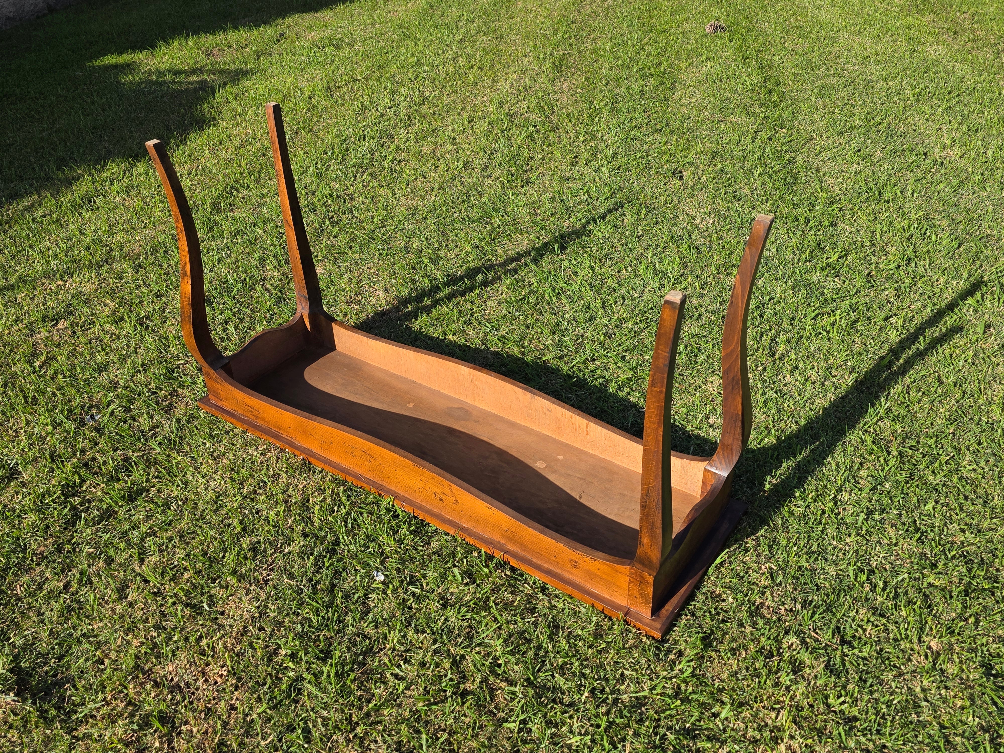 Vintage 52" Console Table - Elegant Cabriole Legs - Perfect for Flat Screen TV