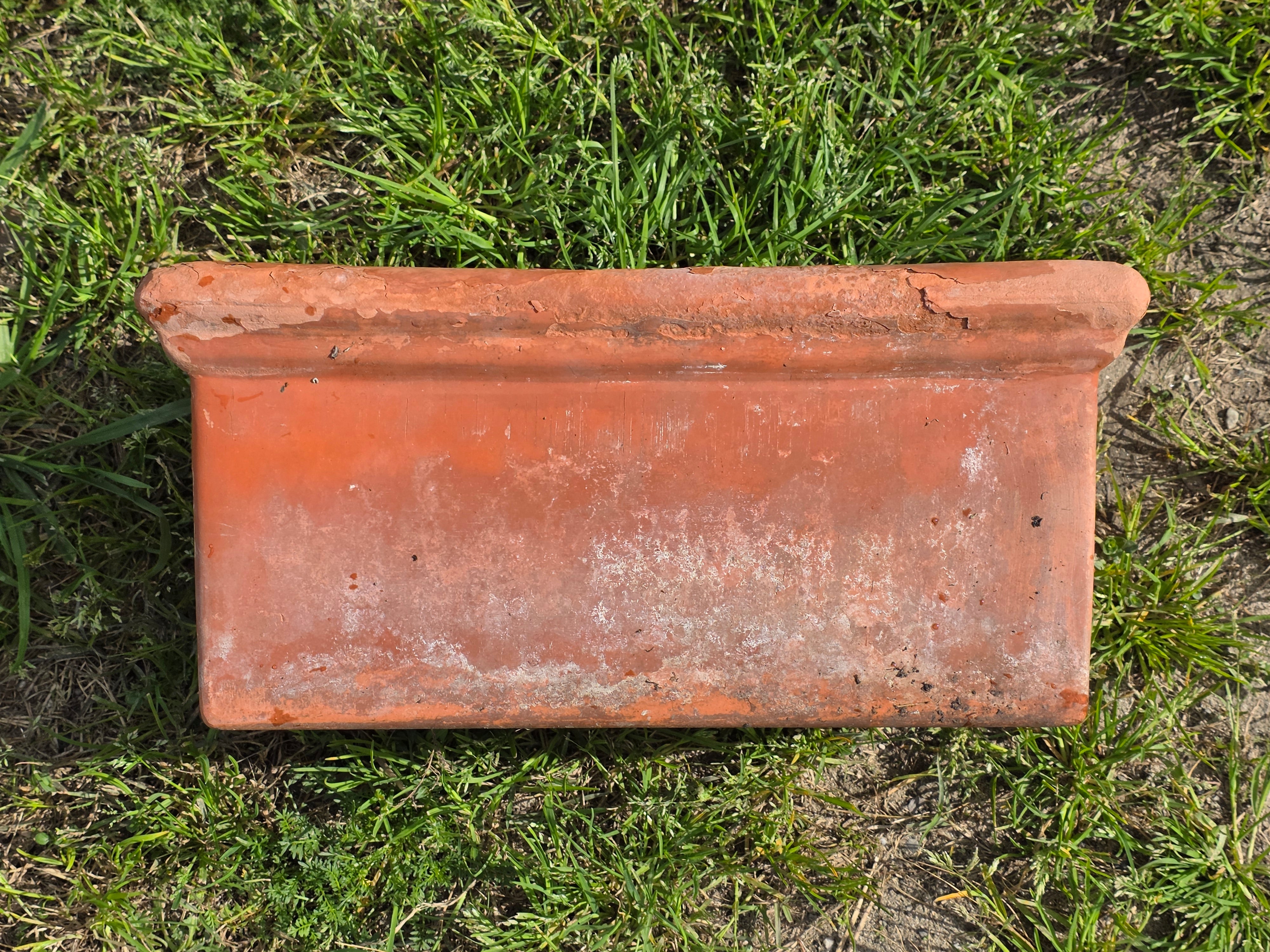 Vintage Thomas Ceramics Inc. Rectangular Terracotta Garden Planter