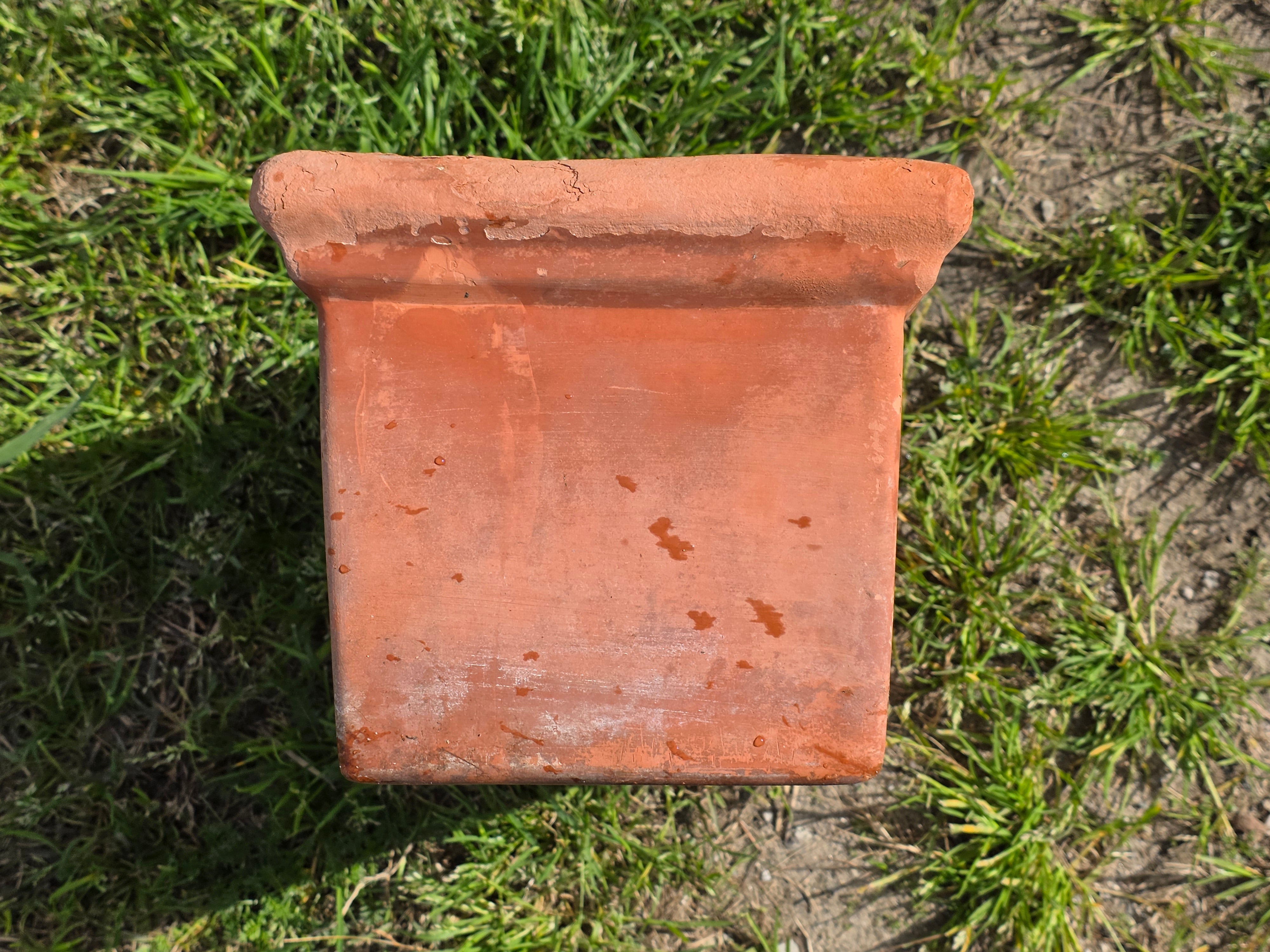 Vintage Thomas Ceramics Inc. Rectangular Terracotta Garden Planter