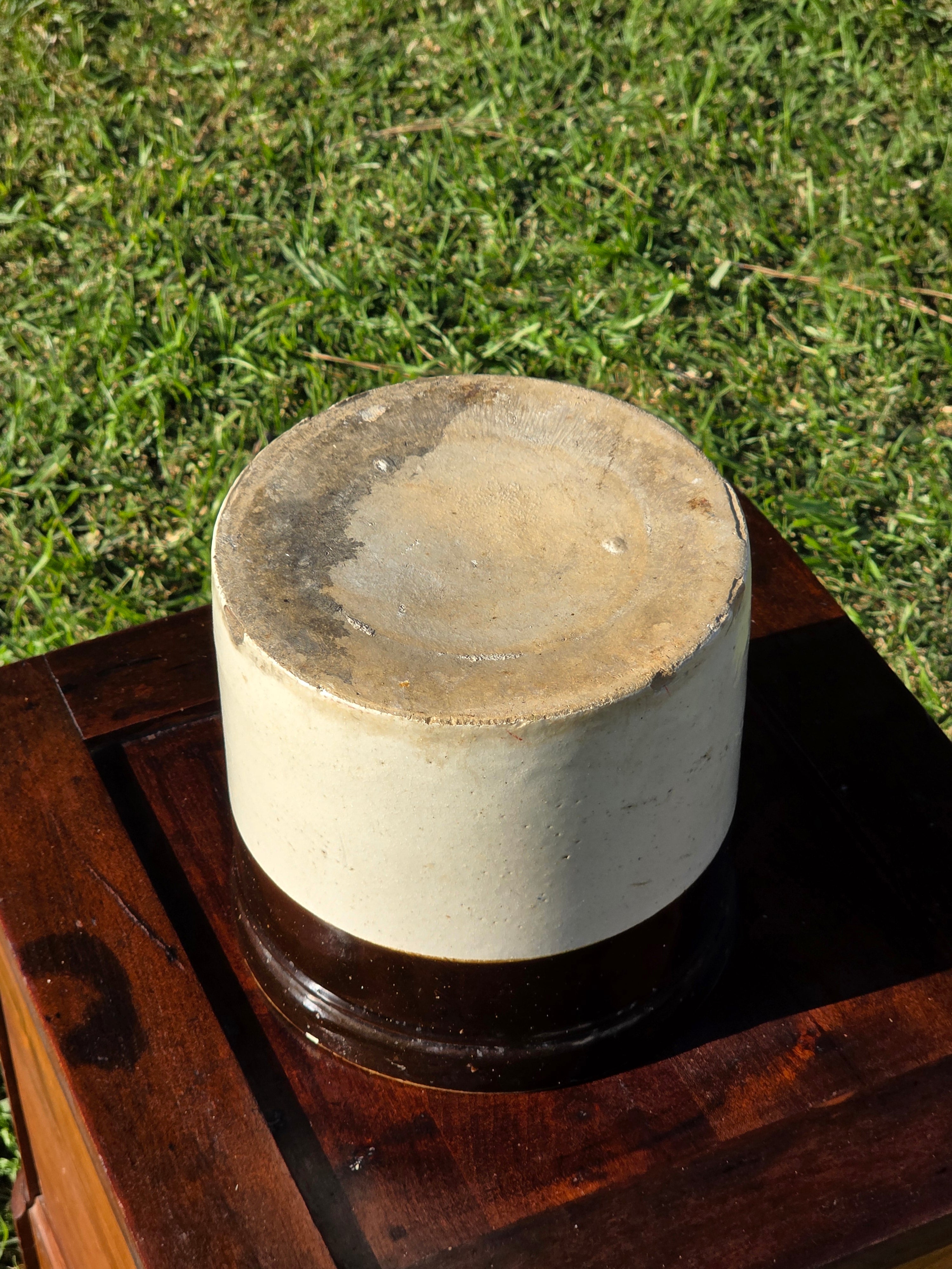 Antique Victorian Commode Box / Hidden Floral Carving & Ceramic Pot on Wheels