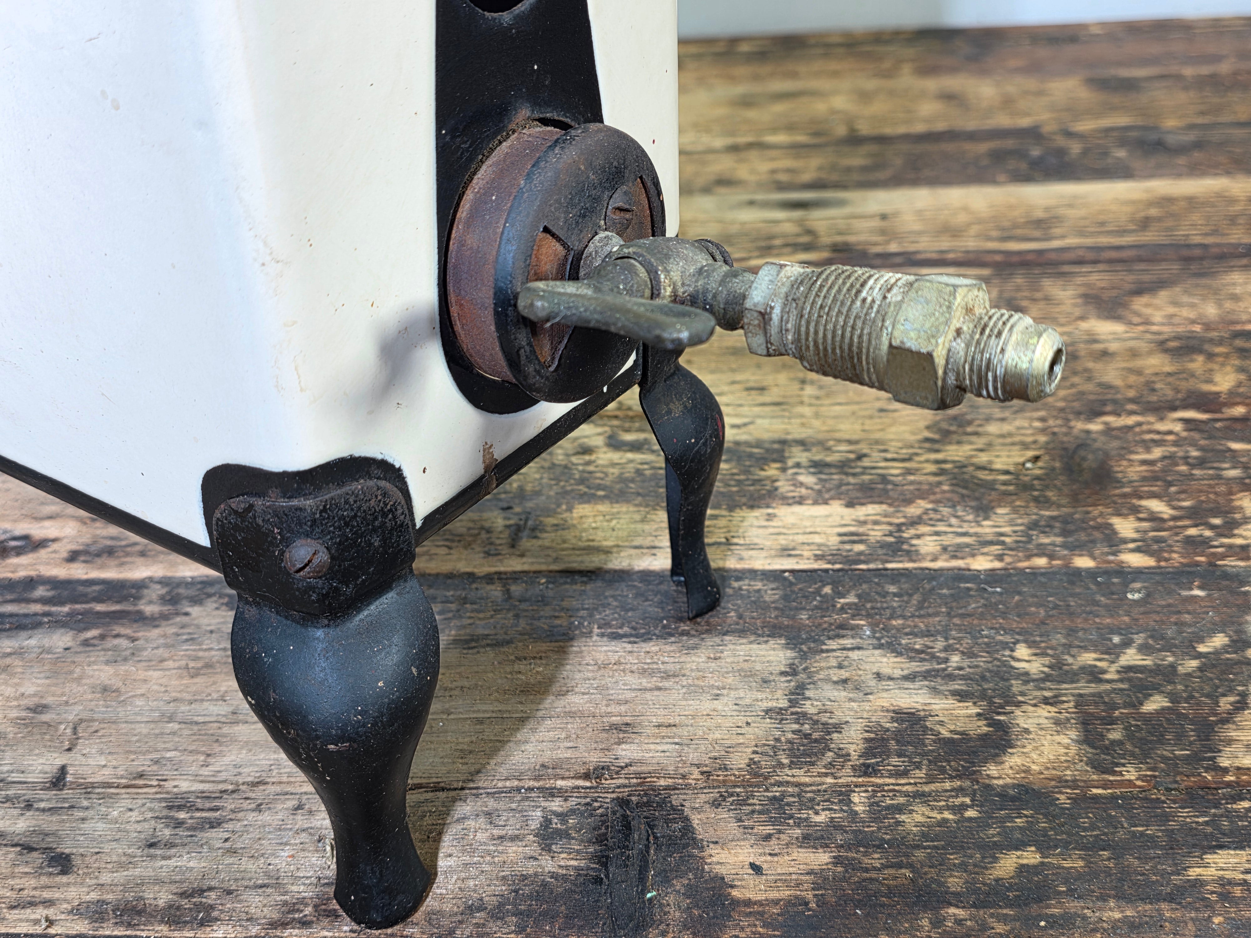1930s Vintage O'Keefe & Merritt Gas Heater - Industrial Streamline Design