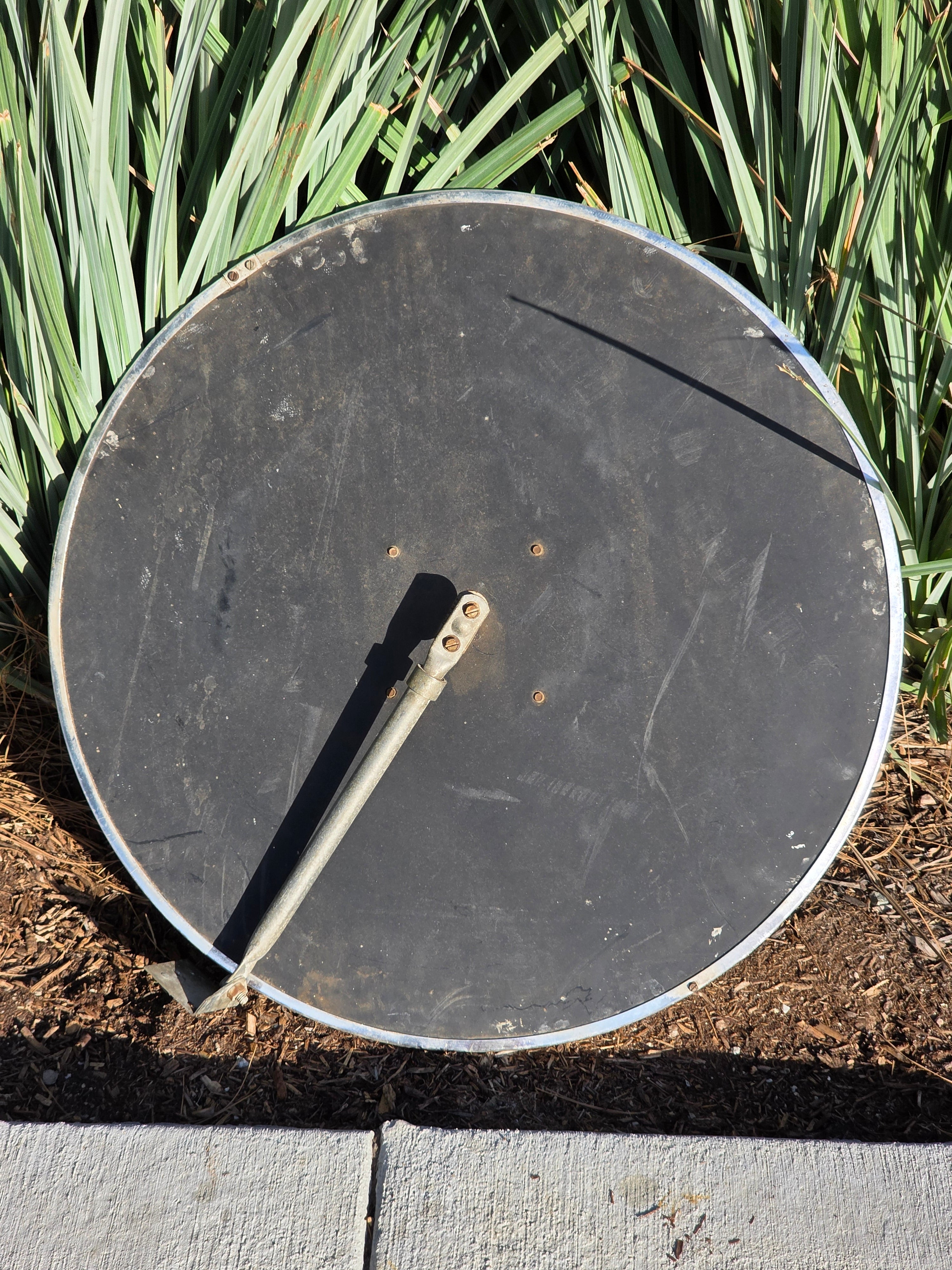 Vintage 26" Convex Security Mirror - Industrial Wide Angle Safety Dome