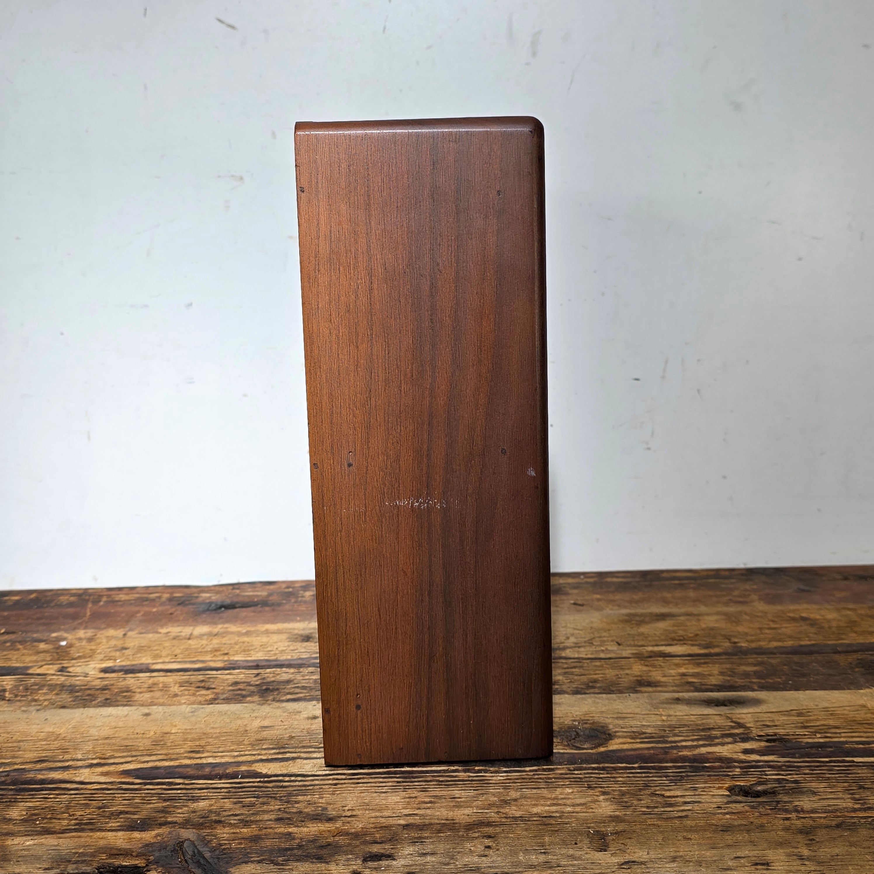 Mid-Century Modern Walnut Wall-Mounted Document Organizer