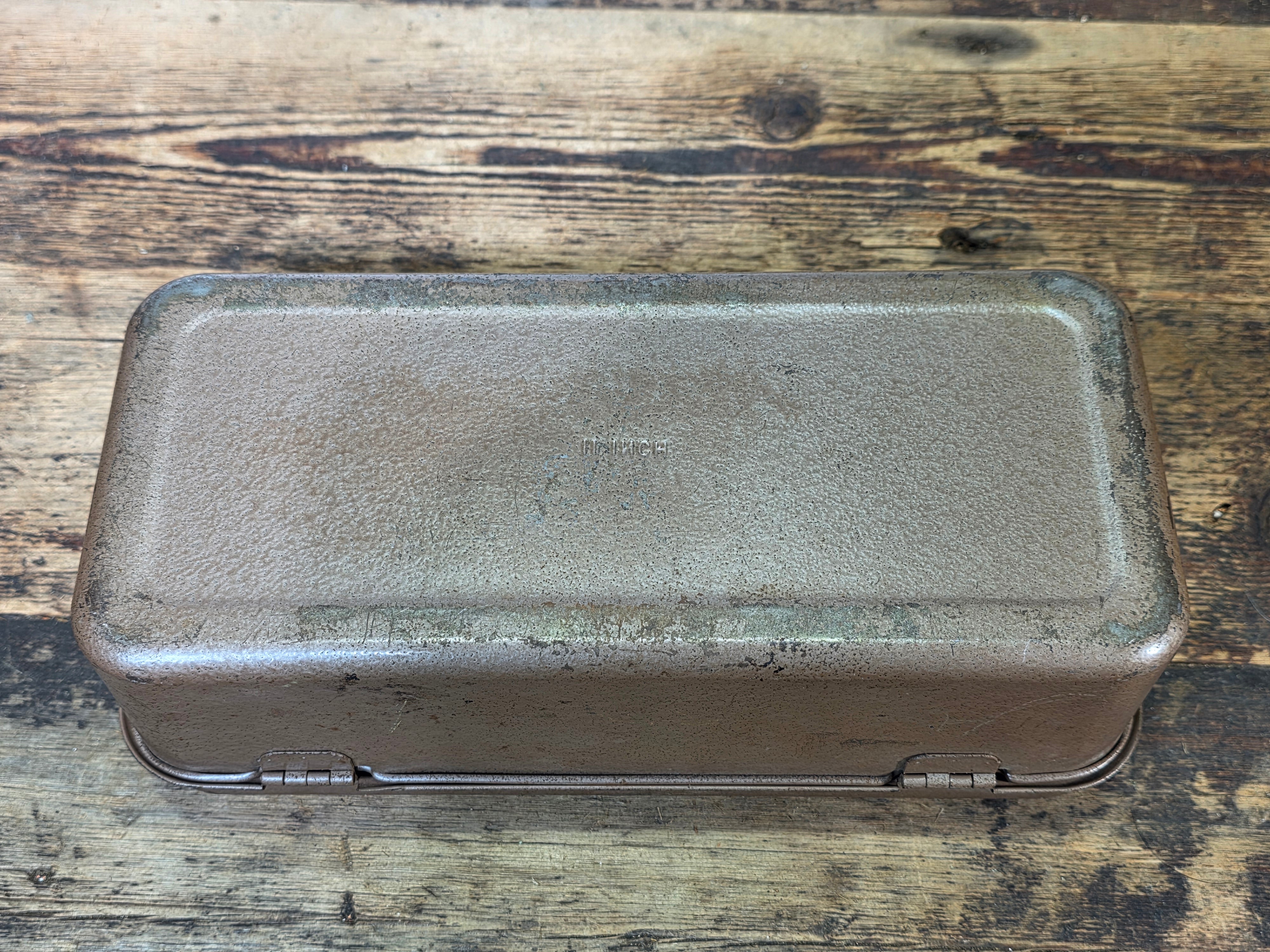 Vintage Medical First Aid Kit Steel Box with Contents Snake Bite Kit J&J 70s