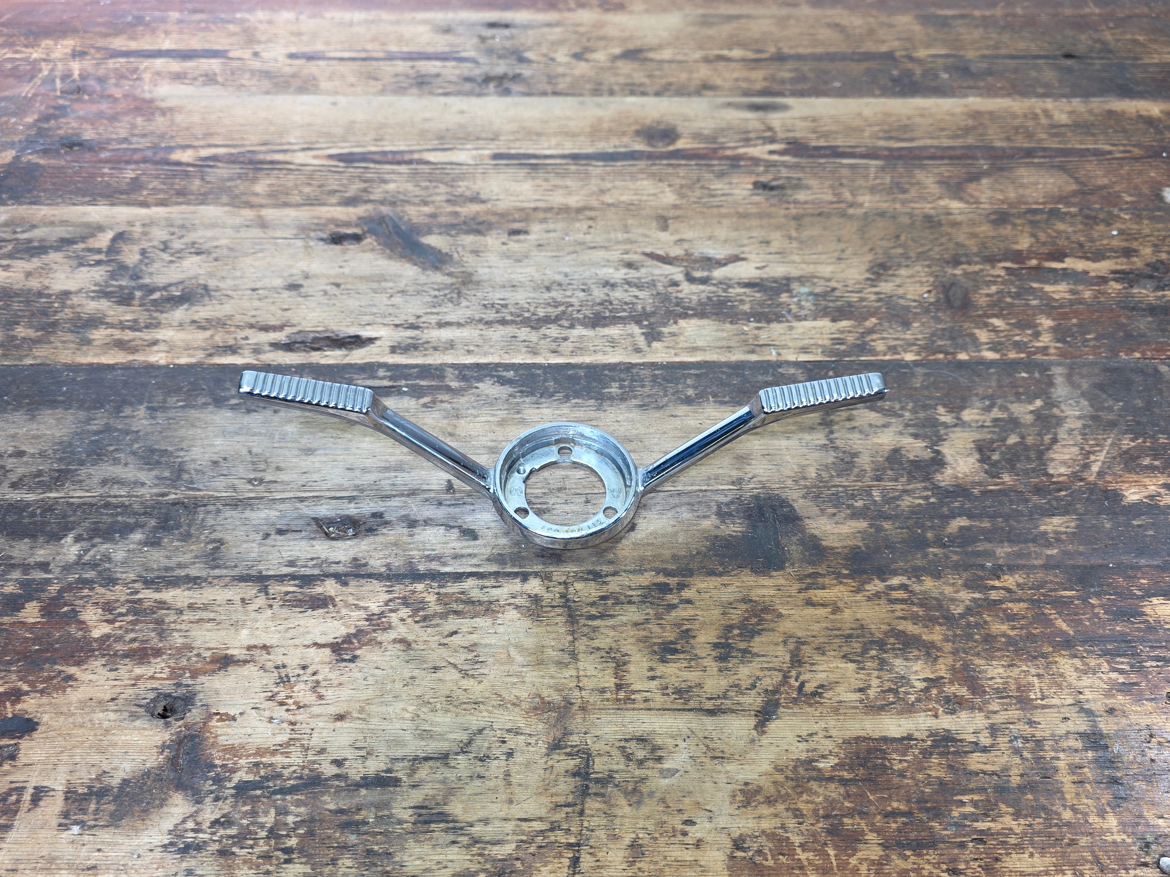 VW Type 3 Karmann Ghia Beetle Horn Ring Rocker Lever Chrome 311951531 Vintage