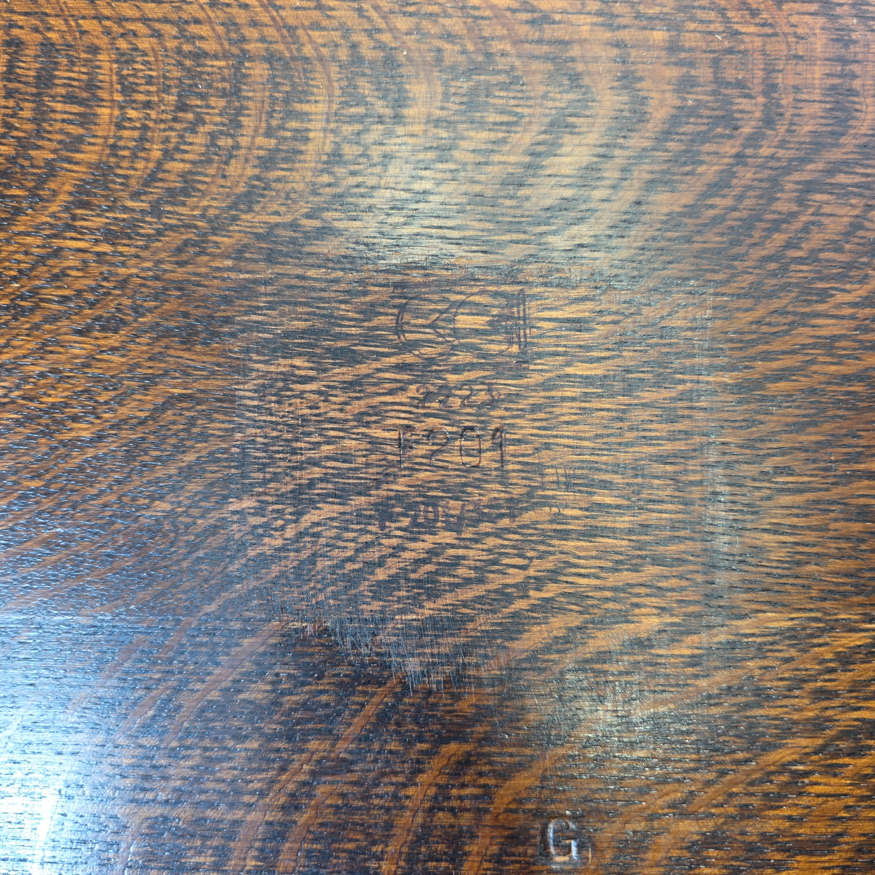 Antique English Nest of 3 Tables WWII CC41 Oak Jacobean Utility Side End Set