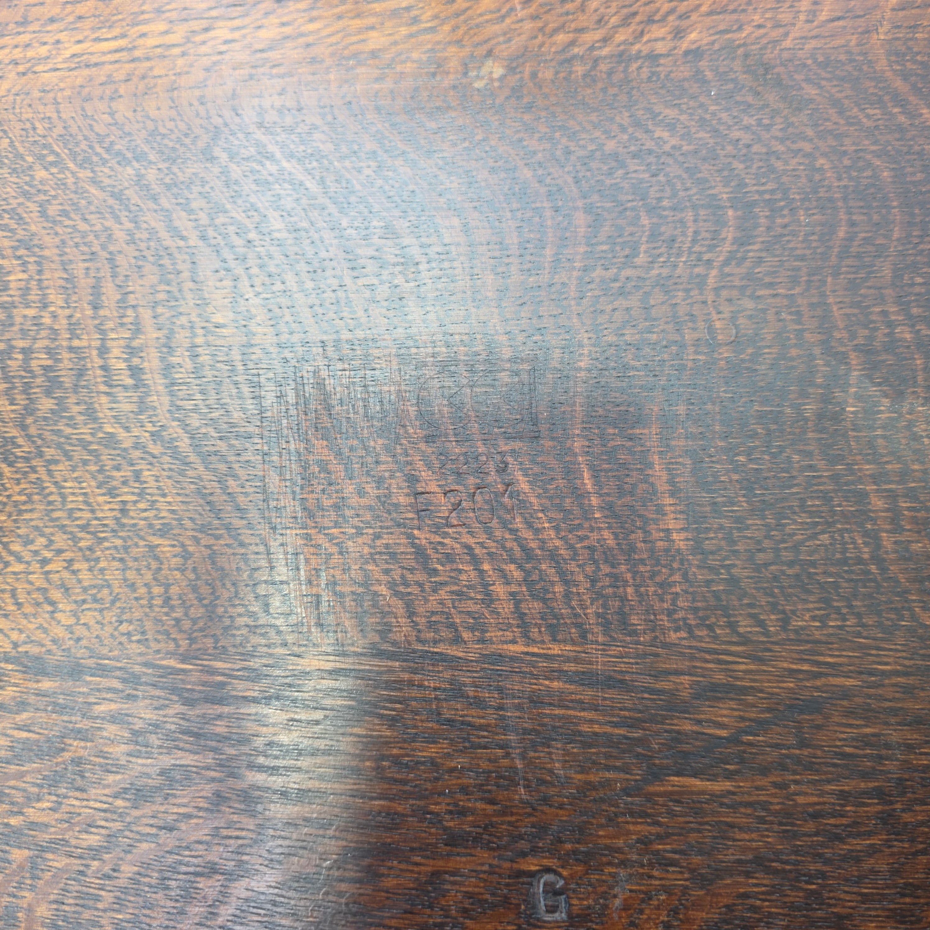 Antique English Nest of 3 Tables WWII CC41 Oak Jacobean Utility Side End Set
