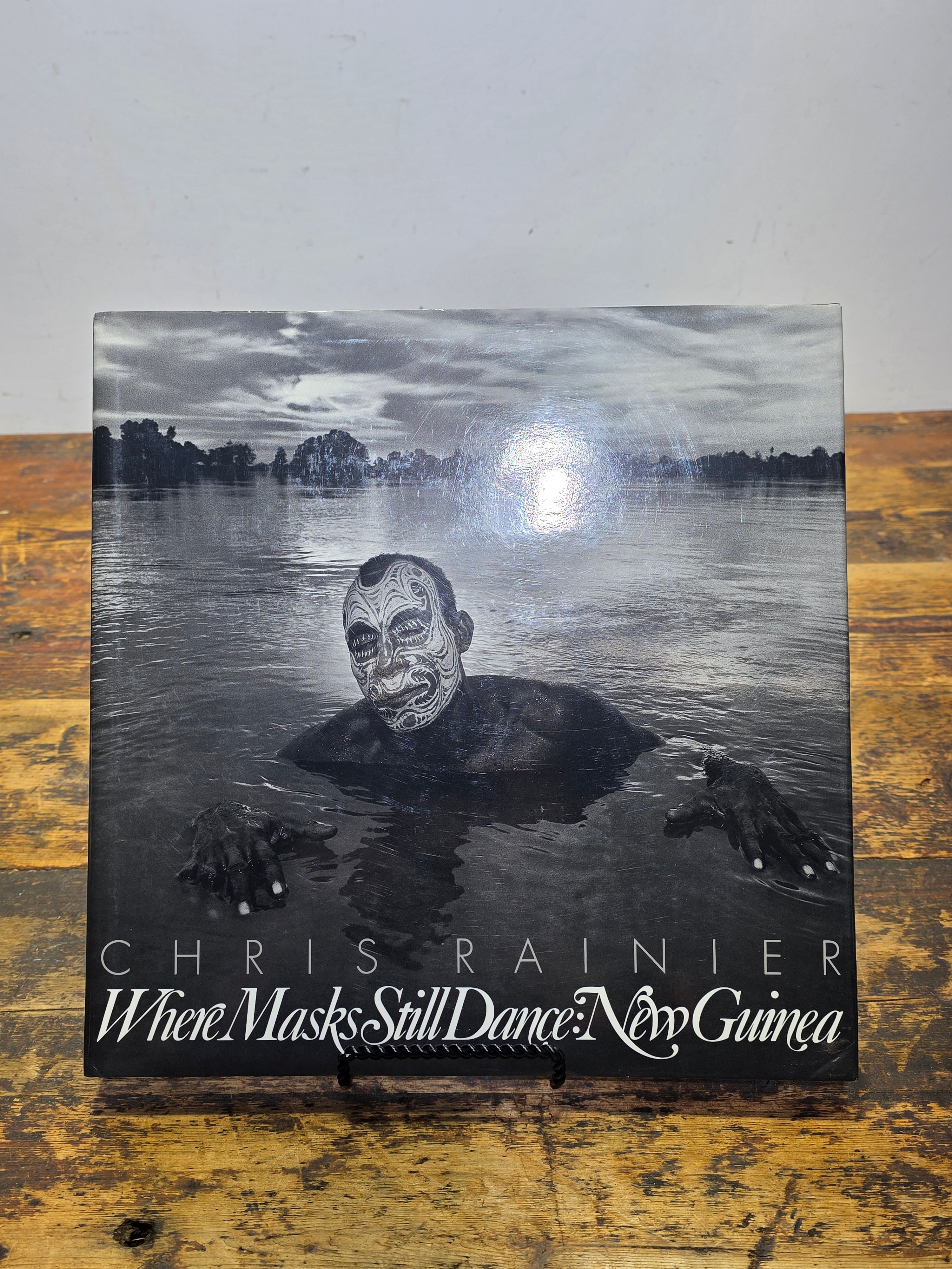 Where Masks Still Dance New Guinea Chris Rainier 1996 First Edition Photo Book