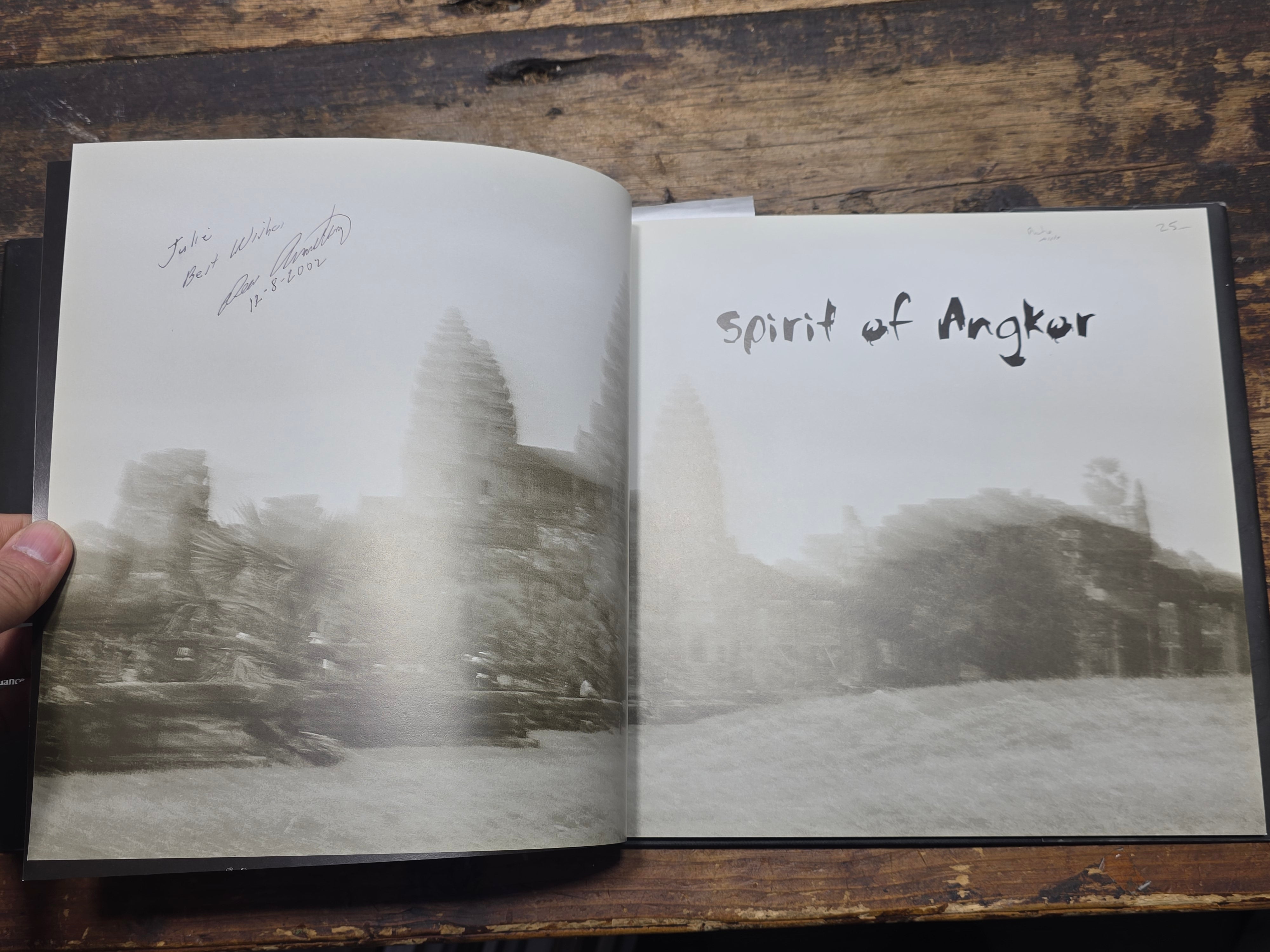 Spirit of Angkor Dean Armstrong 2002 Signed First Edition Hardcover Cambodia Art