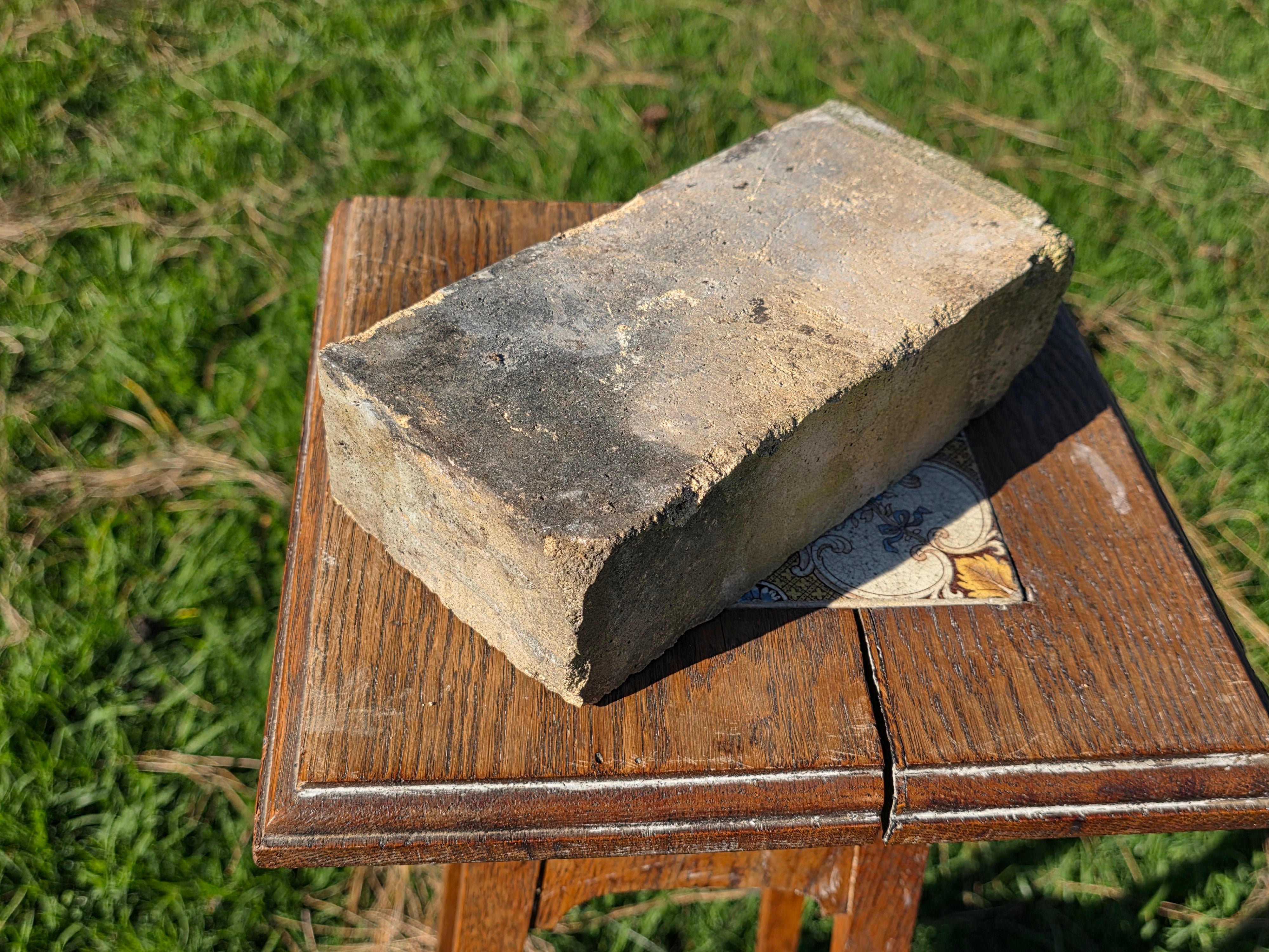 Antique LAPBCo Brick White Fire Clay Los Angeles Pressed Brick Co 1887-1926 5lb