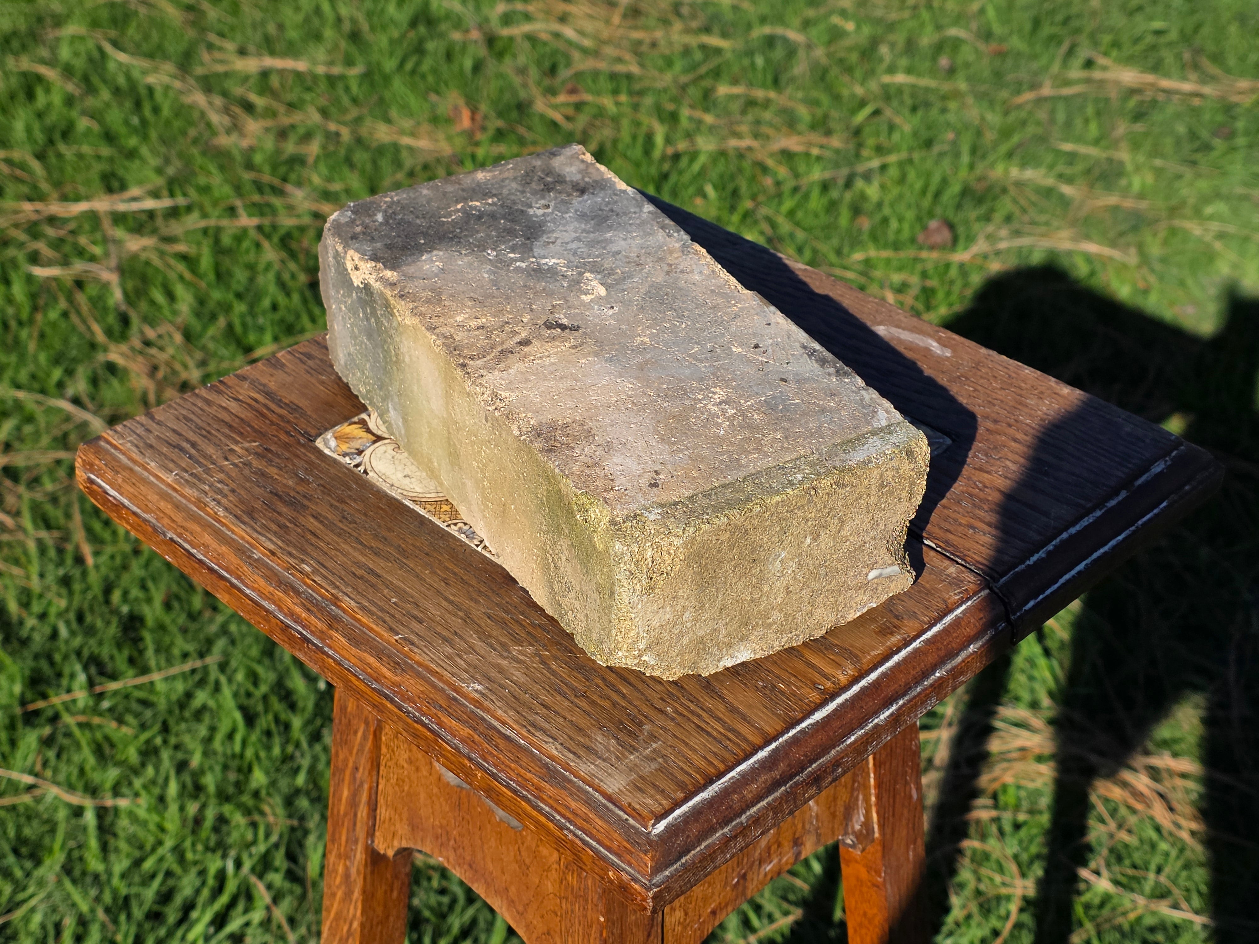 Antique LAPBCo Brick White Fire Clay Los Angeles Pressed Brick Co 1887-1926 5lb
