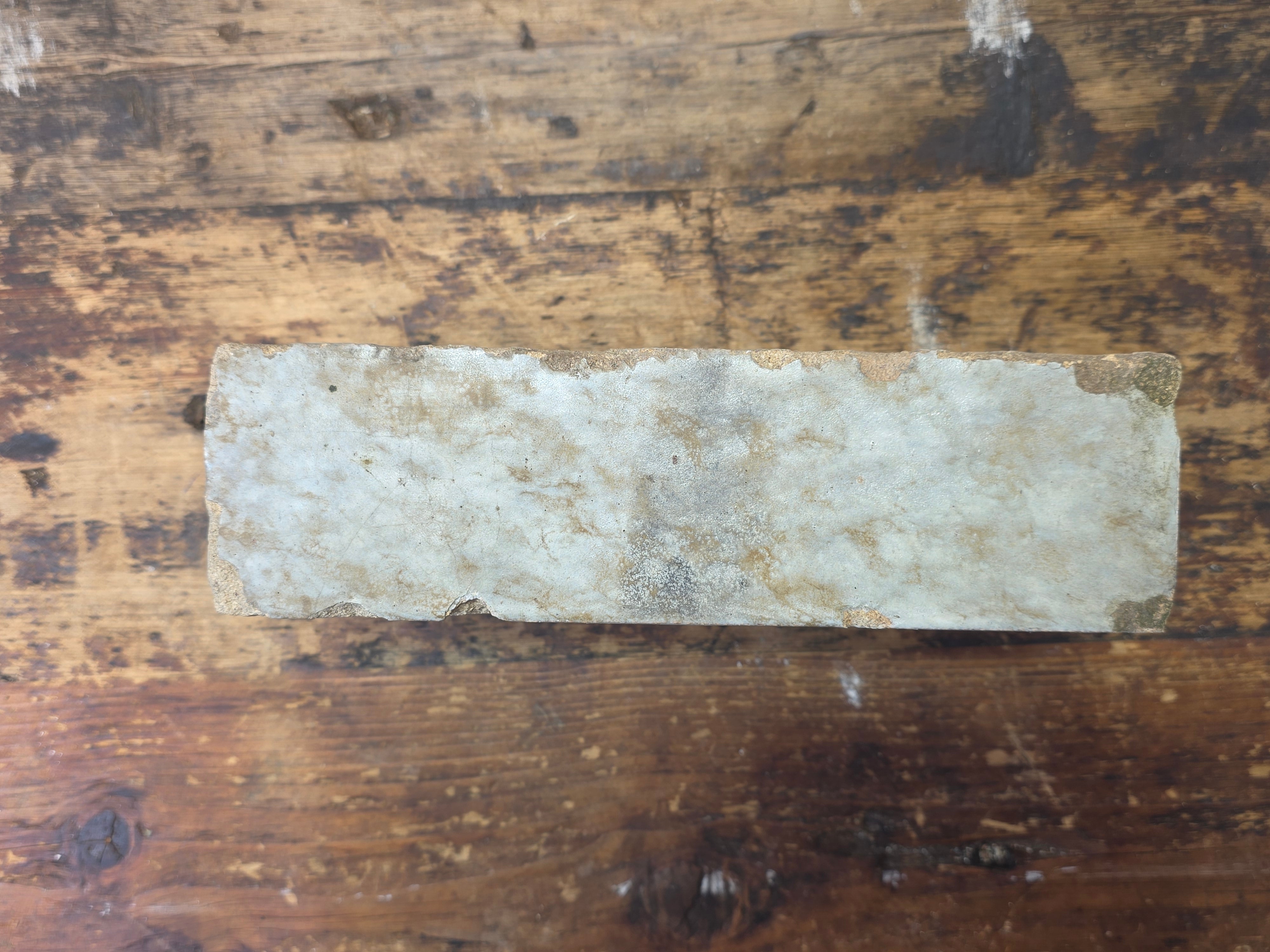 Antique LAPBCo Brick White Fire Clay Los Angeles Pressed Brick Co 1887-1926 5lb