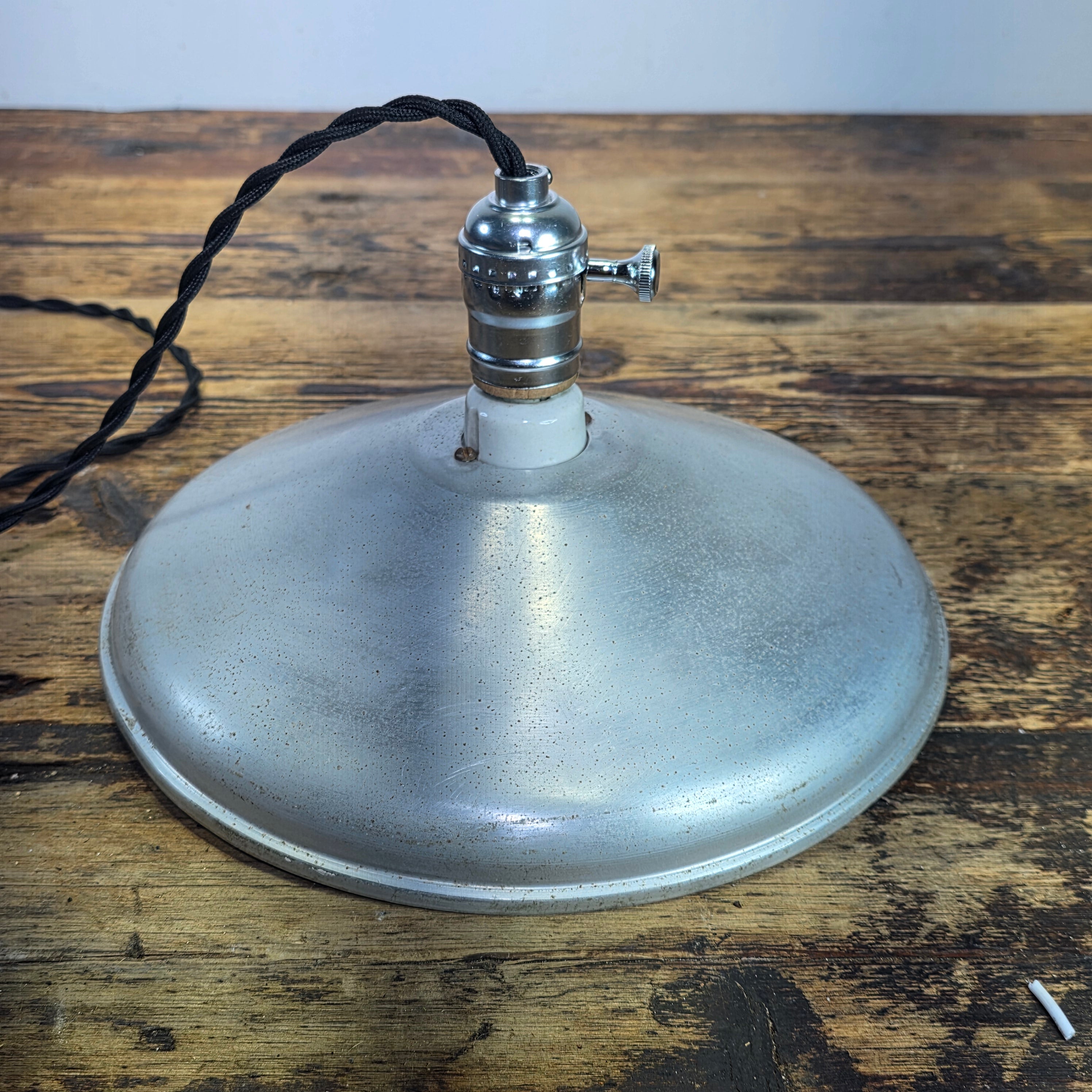 10” Vintage Industrial Aluminum Pendant Light Porcelain Socket Custom Loft Lamp
