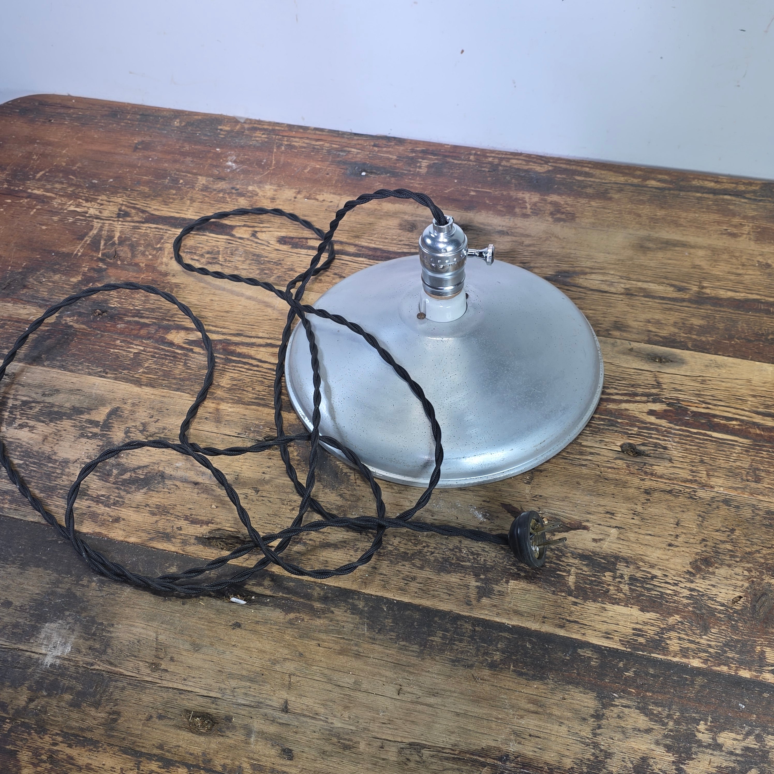 10” Vintage Industrial Aluminum Pendant Light Porcelain Socket Custom Loft Lamp