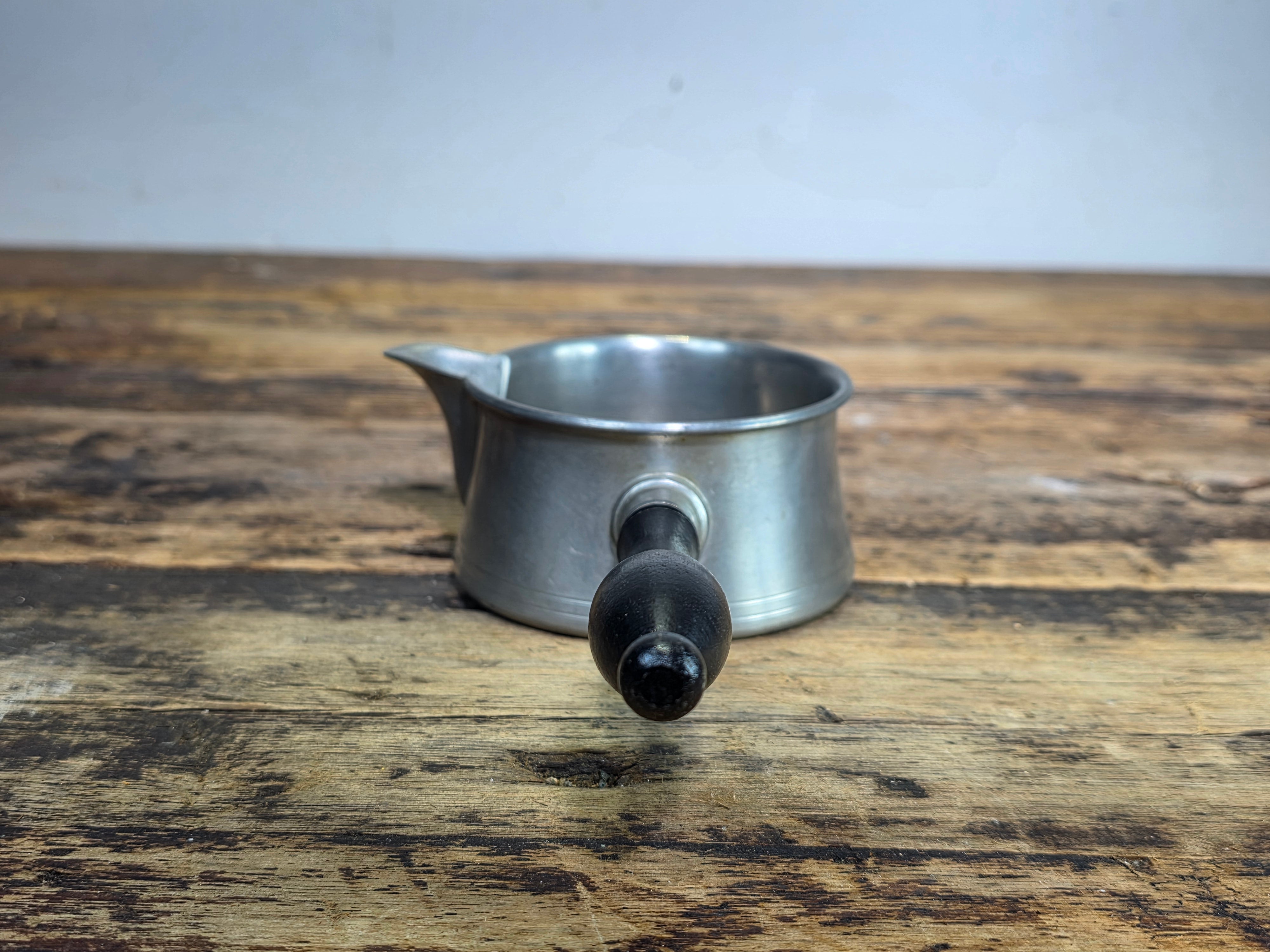 Vintage Woodbury Pewters Pipkin Sauce Pan ATC Hallmark American Pewter Guild 10oz