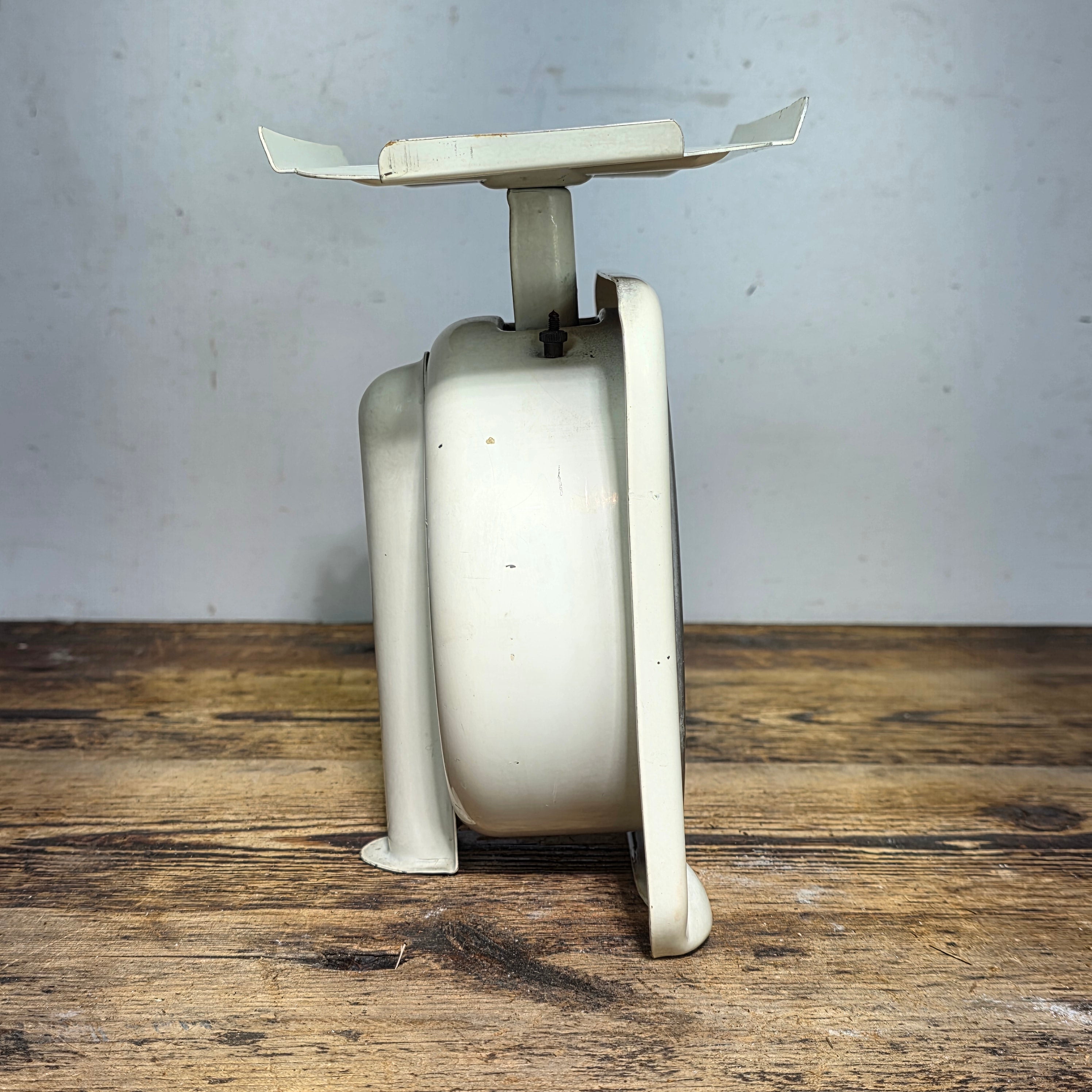 Vintage KRUPS Kitchen Scale 10kg White Matte Metal Made in Ireland German Design