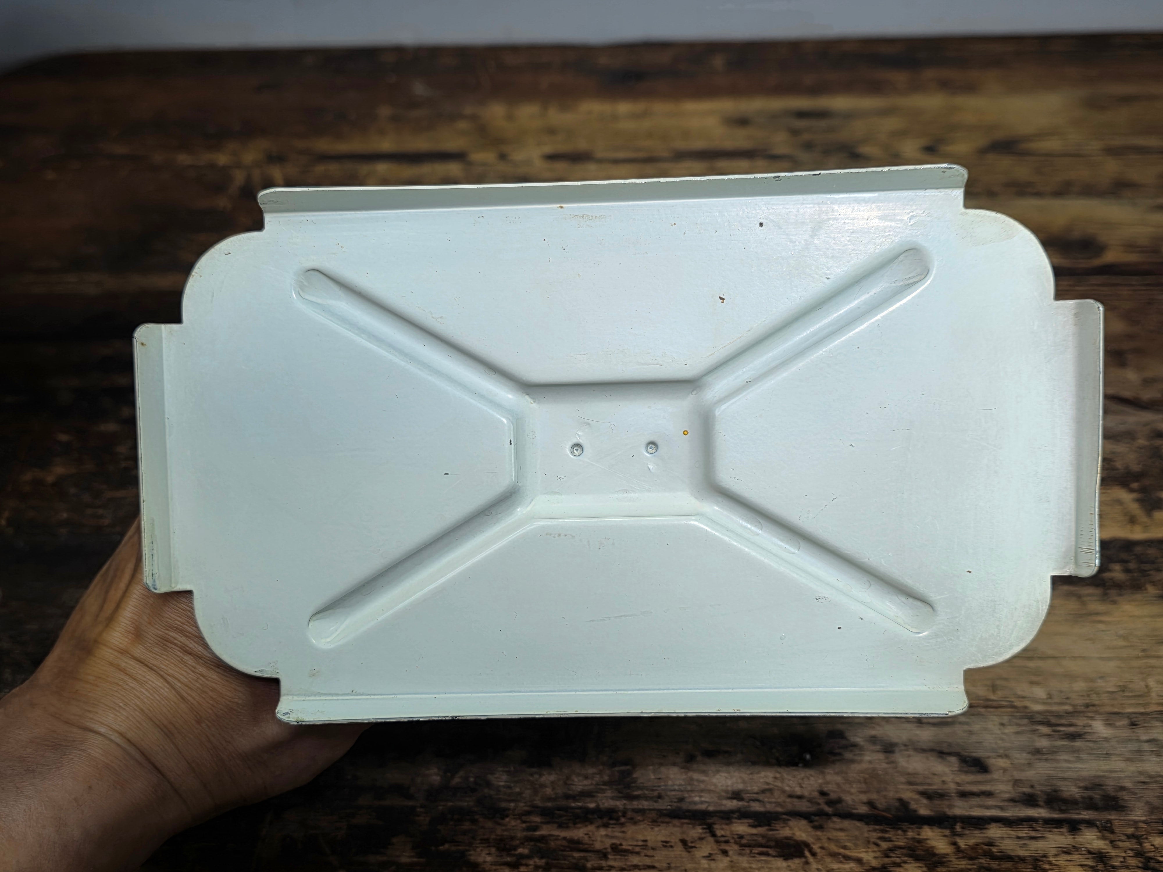 Vintage KRUPS Kitchen Scale 10kg White Matte Metal Made in Ireland German Design
